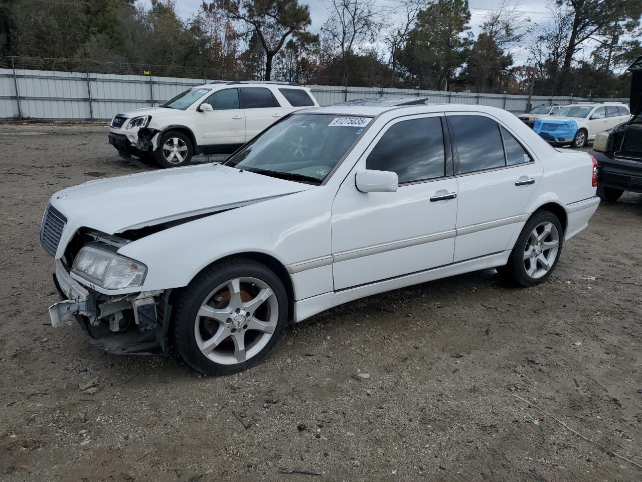 1999 Mercedes-benz C 230 White vin: WDBHA24G0XA753839