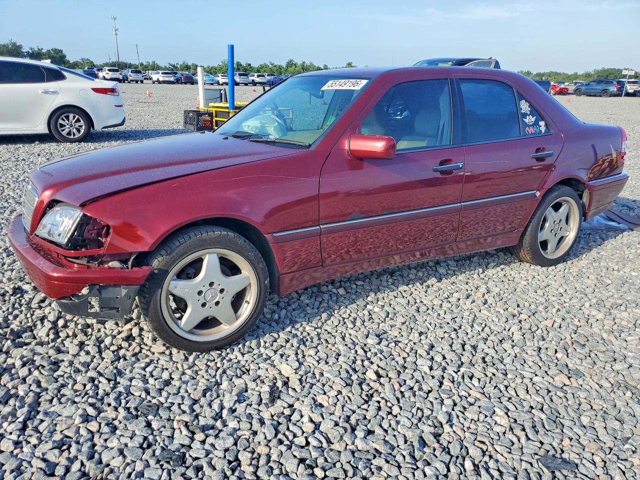 1999 Mercedes-benz C 230 Burgundy vin: WDBHA24G3XA717613