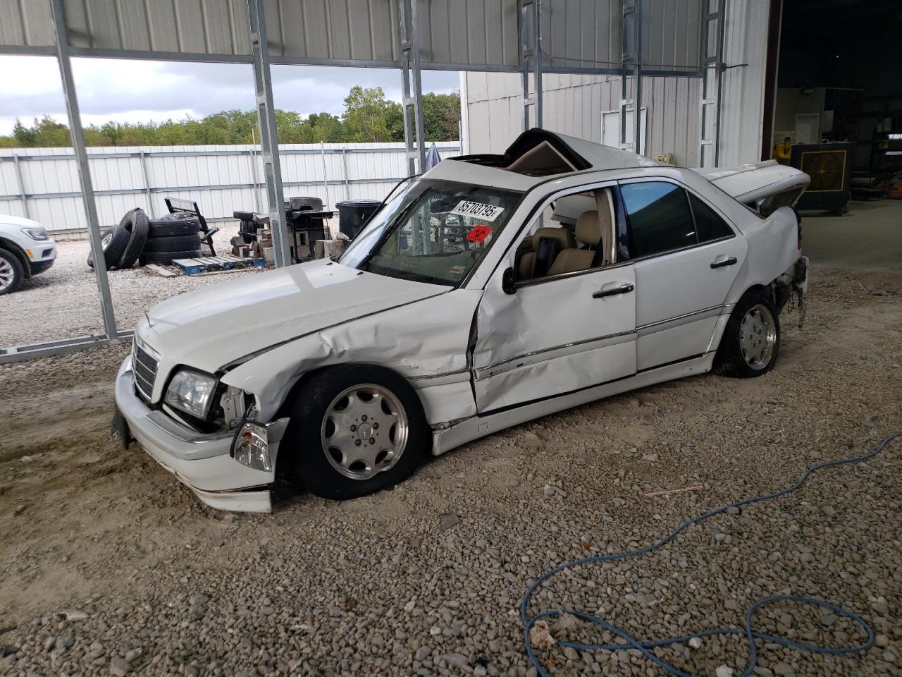 1999 Mercedes-benz C 230 Белый vin: WDBHA24G4XA804338