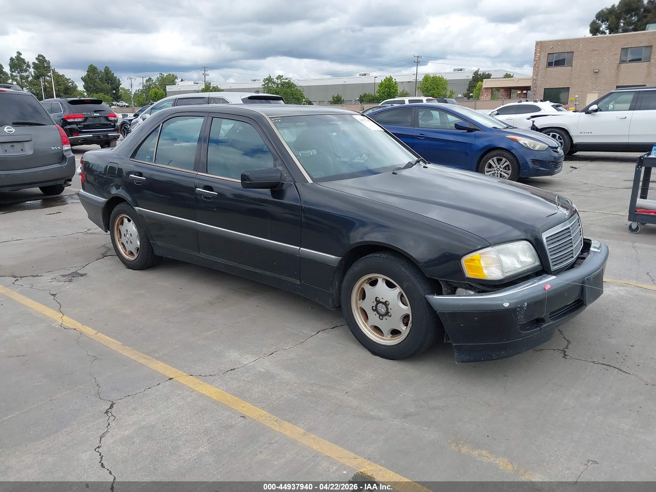 2000 Mercedes-benz C 230 Kompressor Black vin: WDBHA24G4YA825238