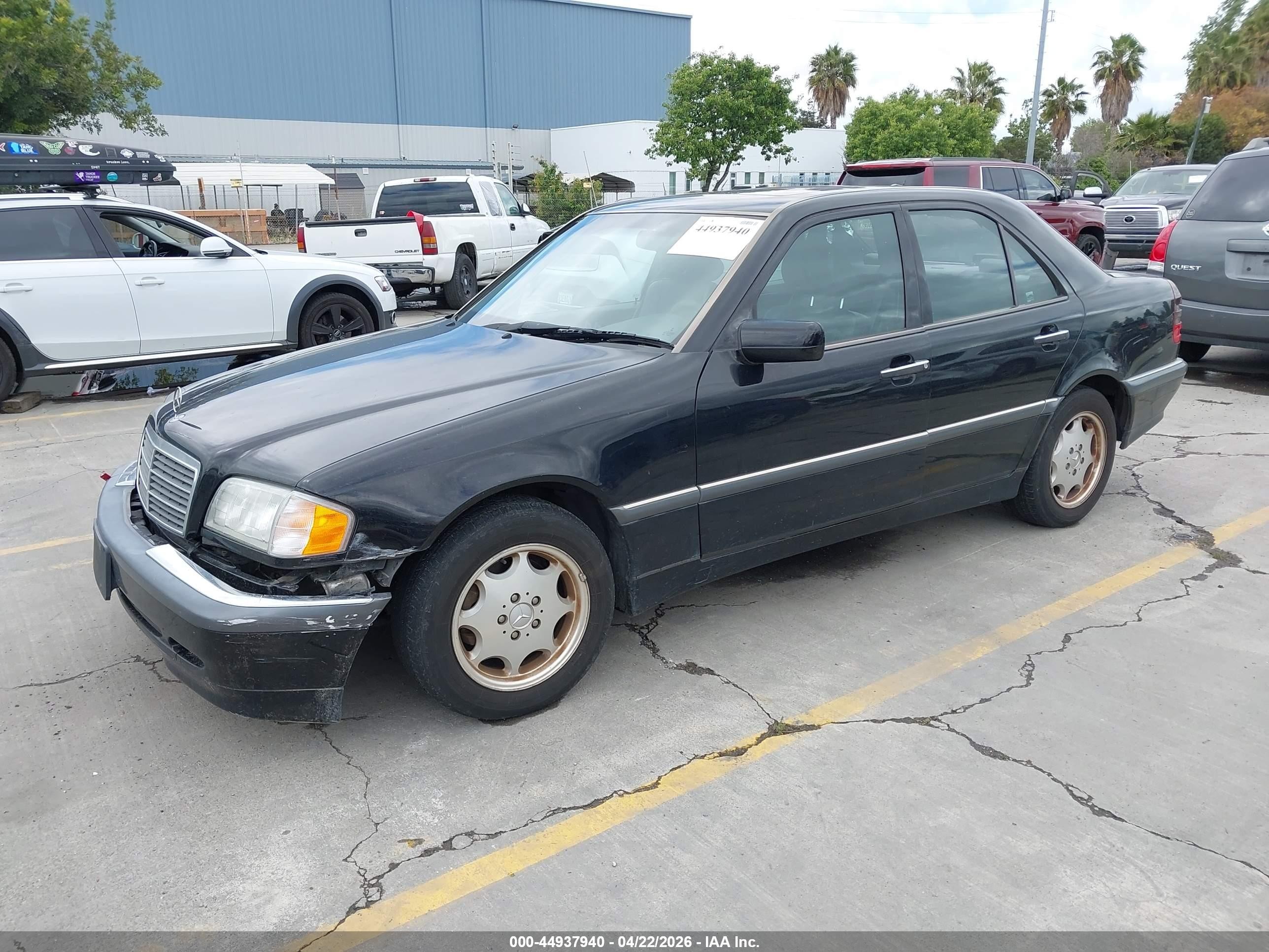 2000 Mercedes-benz C 230 Kompressor Black vin: WDBHA24G4YA825238