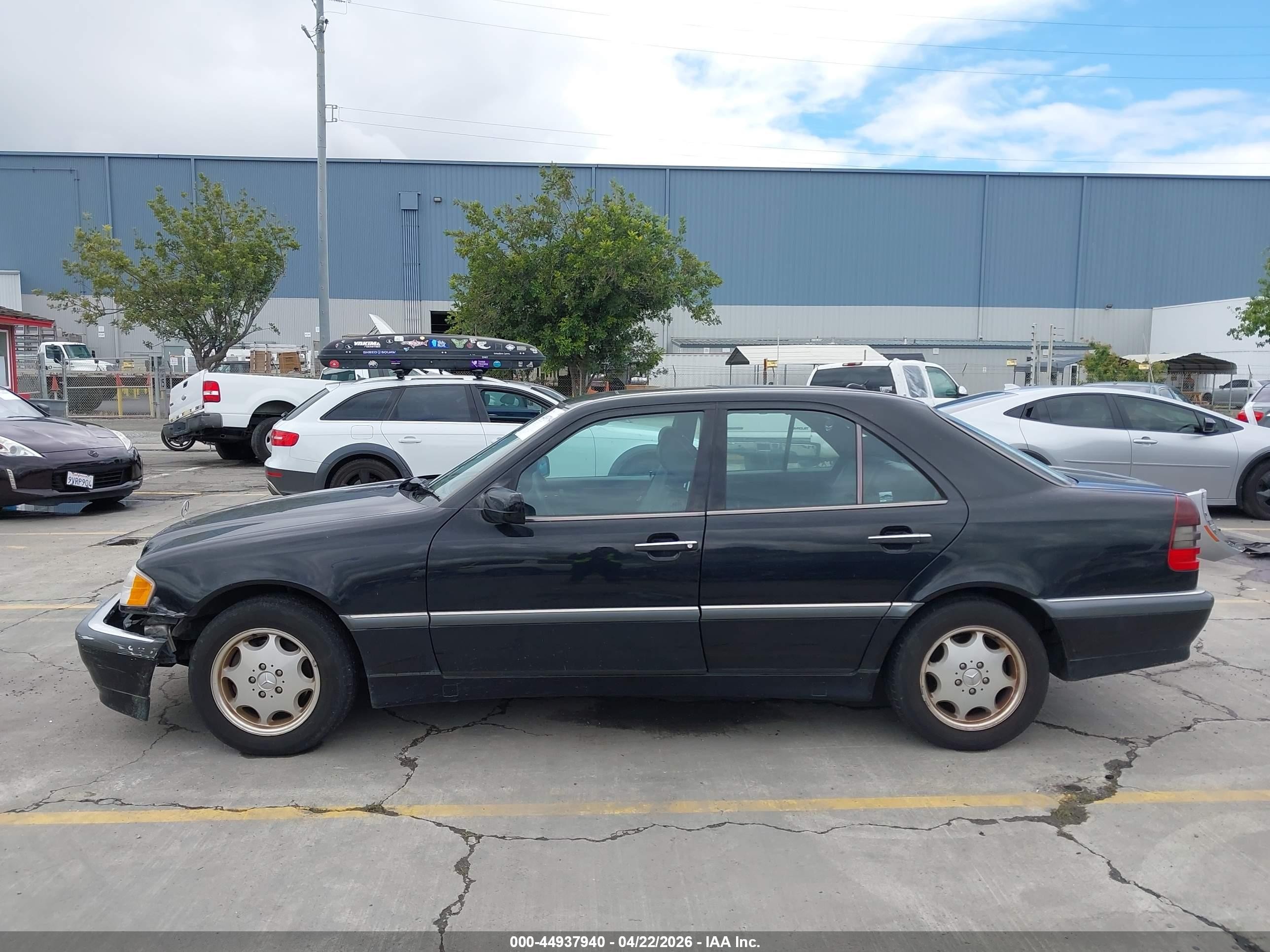 2000 Mercedes-benz C 230 Kompressor Black vin: WDBHA24G4YA825238