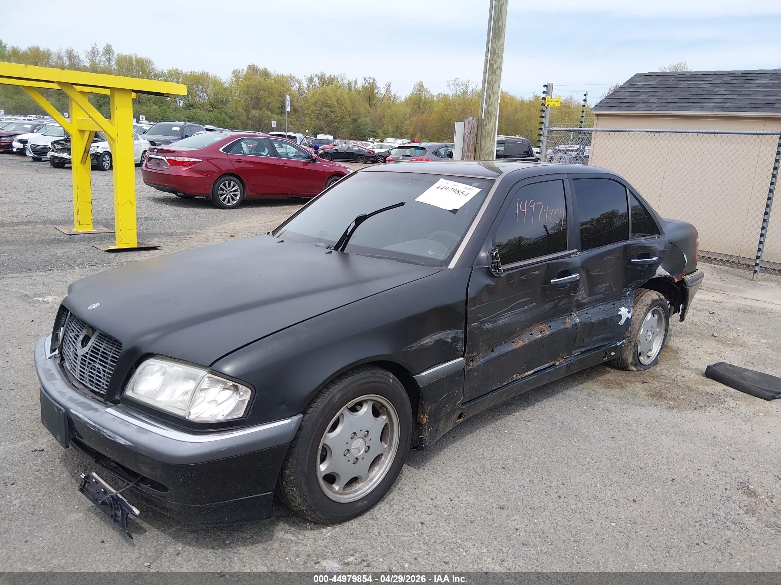 2000 Mercedes-benz C 230 Kompressor Black vin: WDBHA24G5YA848236