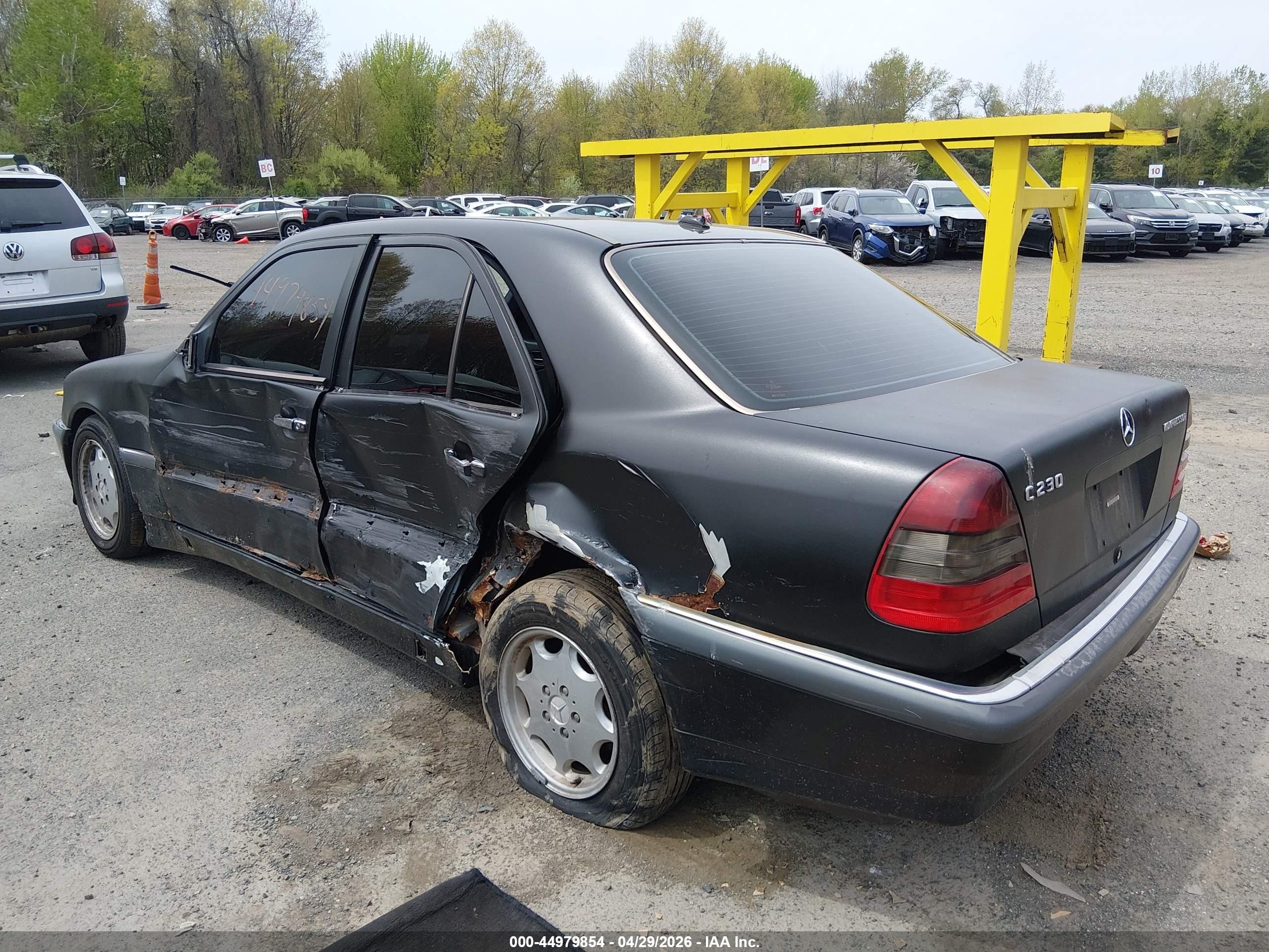 2000 Mercedes-benz C 230 Kompressor Black vin: WDBHA24G5YA848236