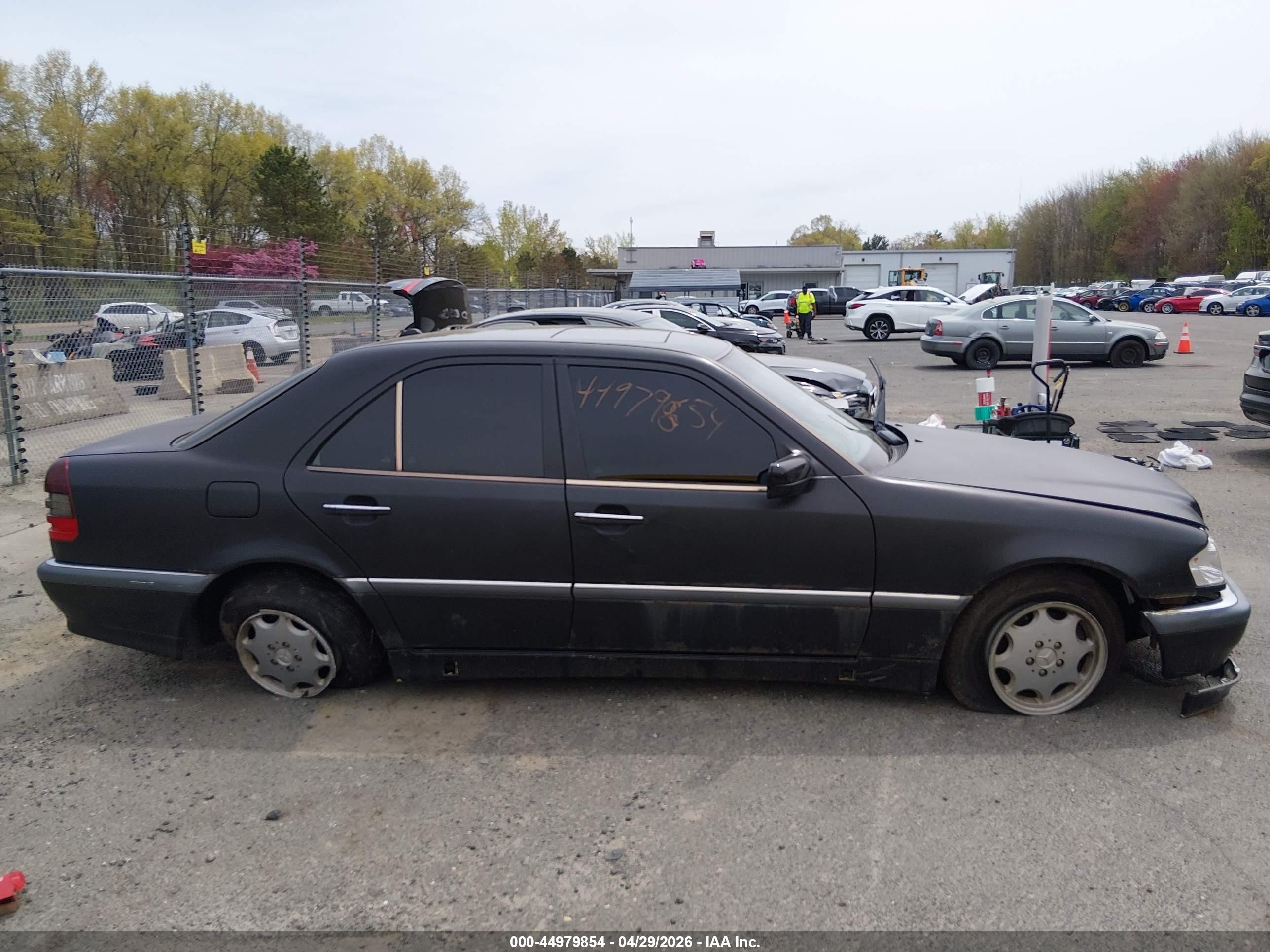 2000 Mercedes-benz C 230 Kompressor Black vin: WDBHA24G5YA848236