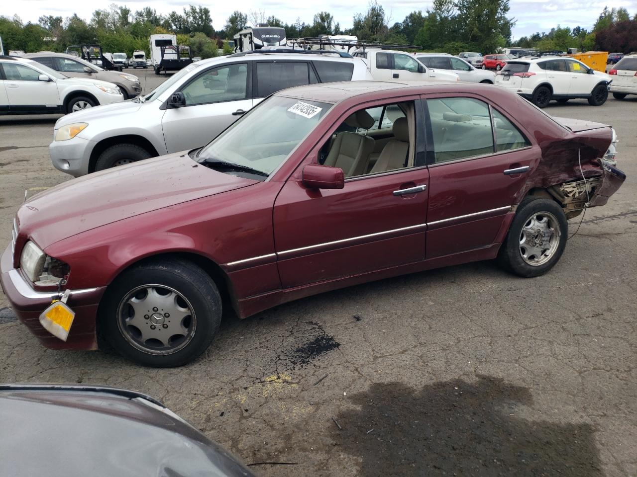 1999 Mercedes-benz C 230 Бордовый vin: WDBHA24G7XA659733
