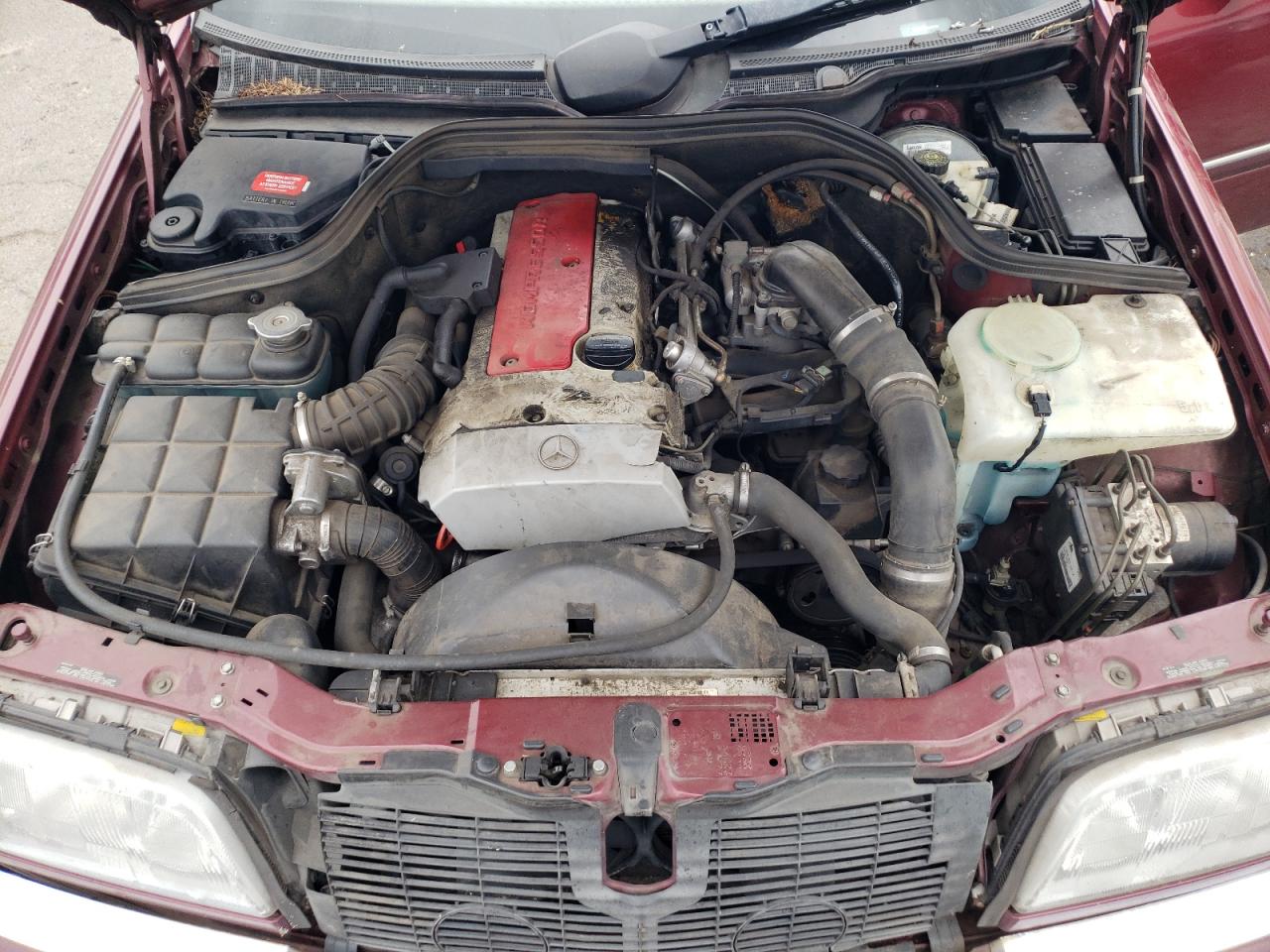 1999 Mercedes-benz C 230 Бордовый vin: WDBHA24G7XA659733
