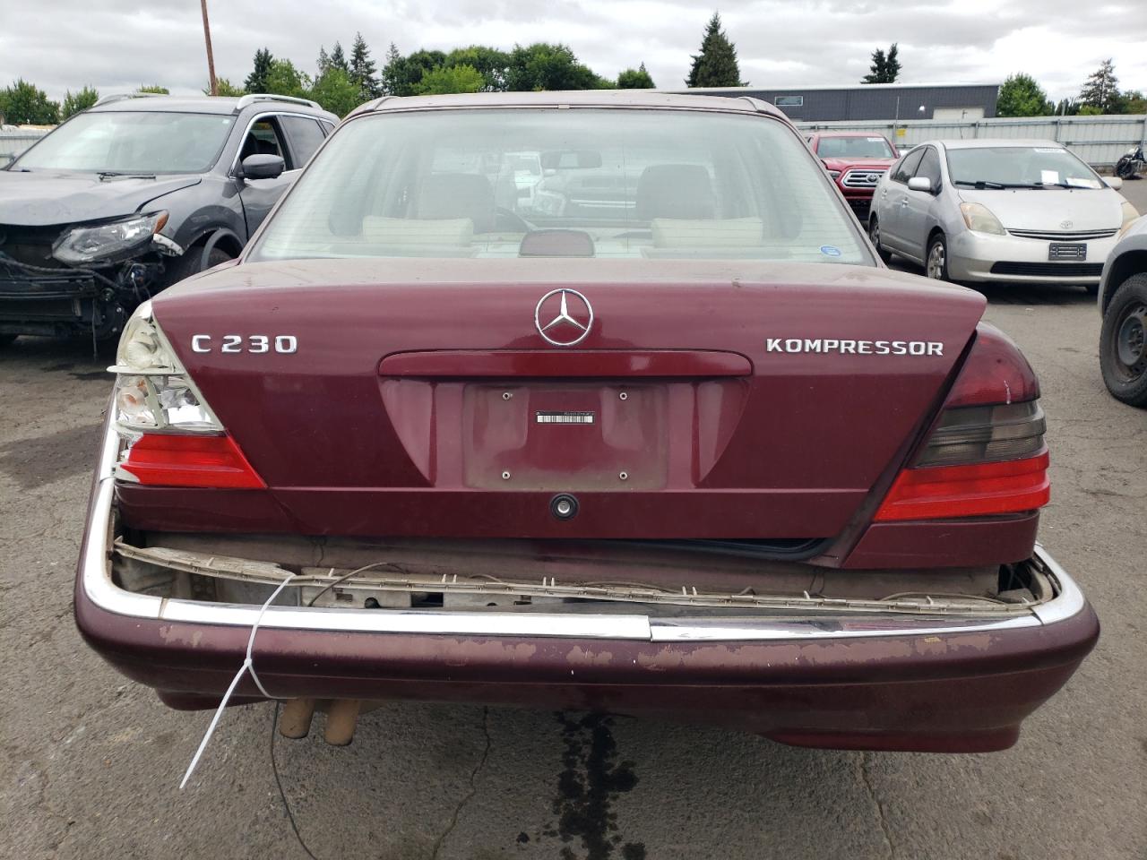 1999 Mercedes-benz C 230 Бордовый vin: WDBHA24G7XA659733