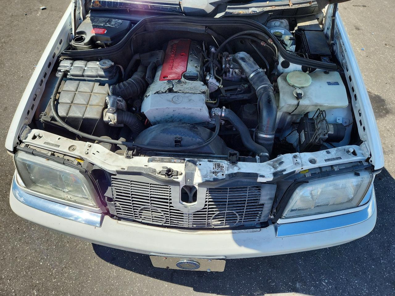1999 Mercedes-benz C 230 White vin: WDBHA24G7XA801482