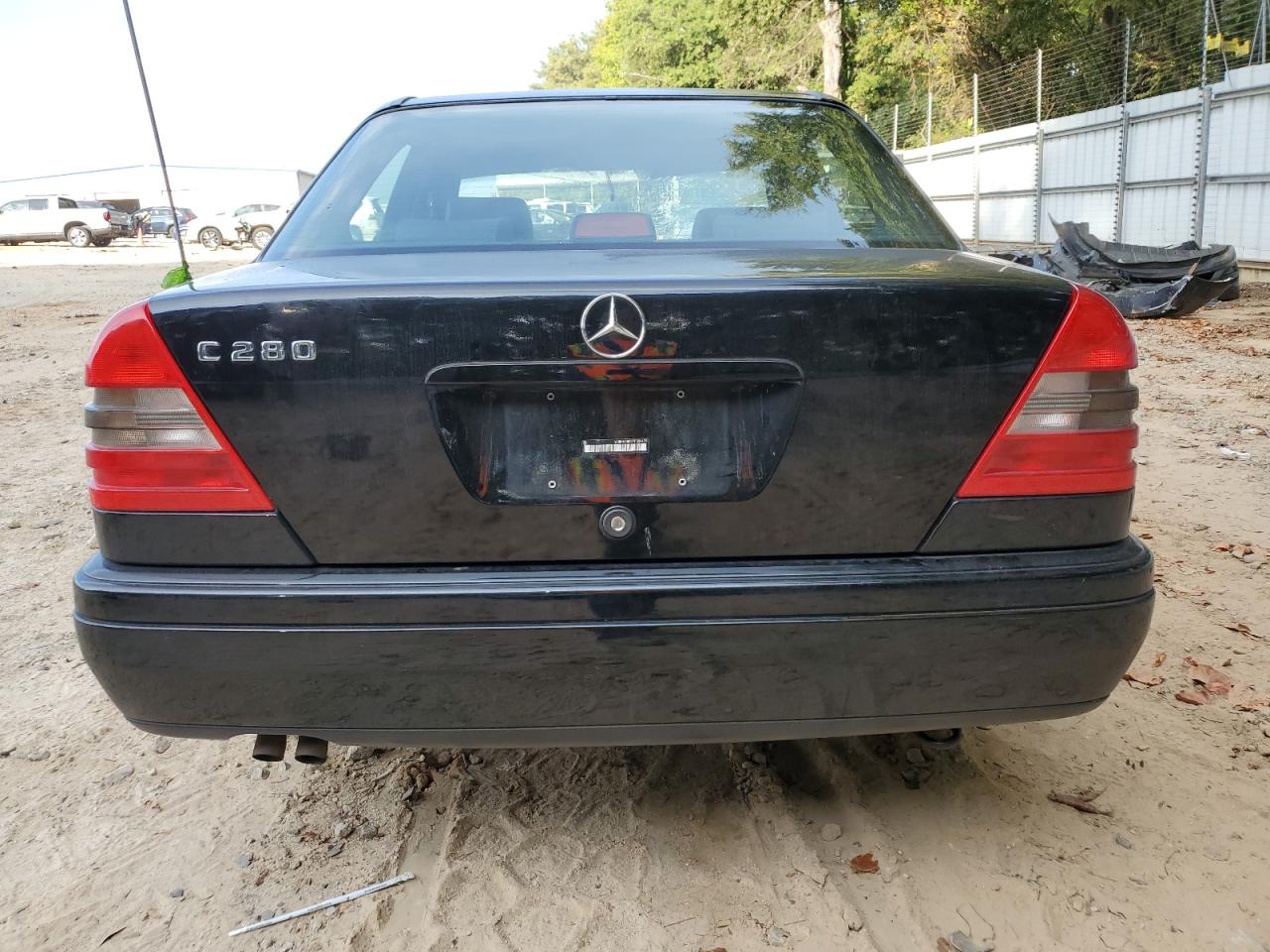 1996 Mercedes-benz C 280 Black vin: WDBHA28E0TF394479