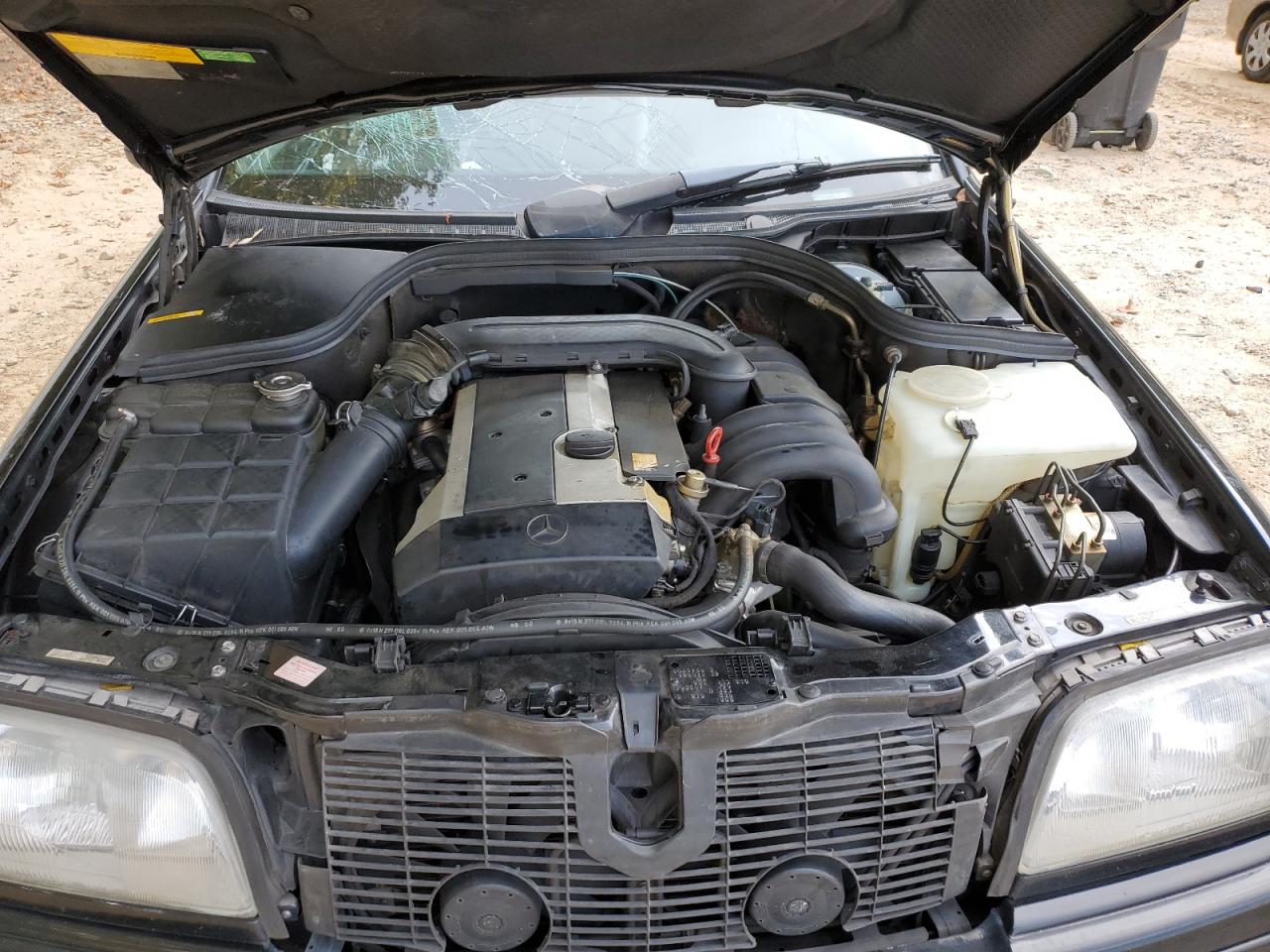 1996 Mercedes-benz C 280 Black vin: WDBHA28E0TF394479