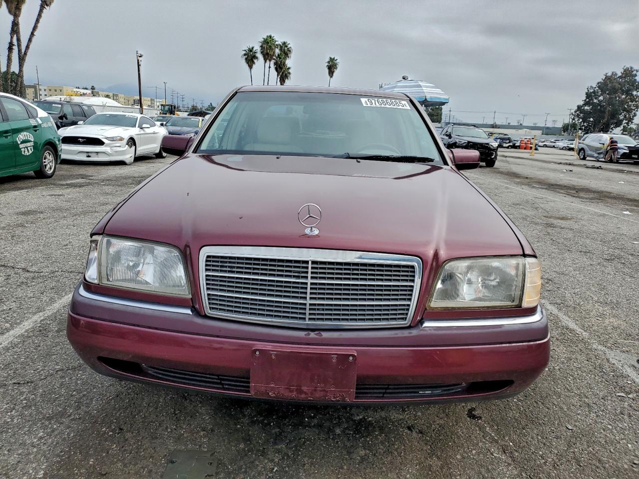 1996 Mercedes-benz C 280 Red vin: WDBHA28E2TF346577