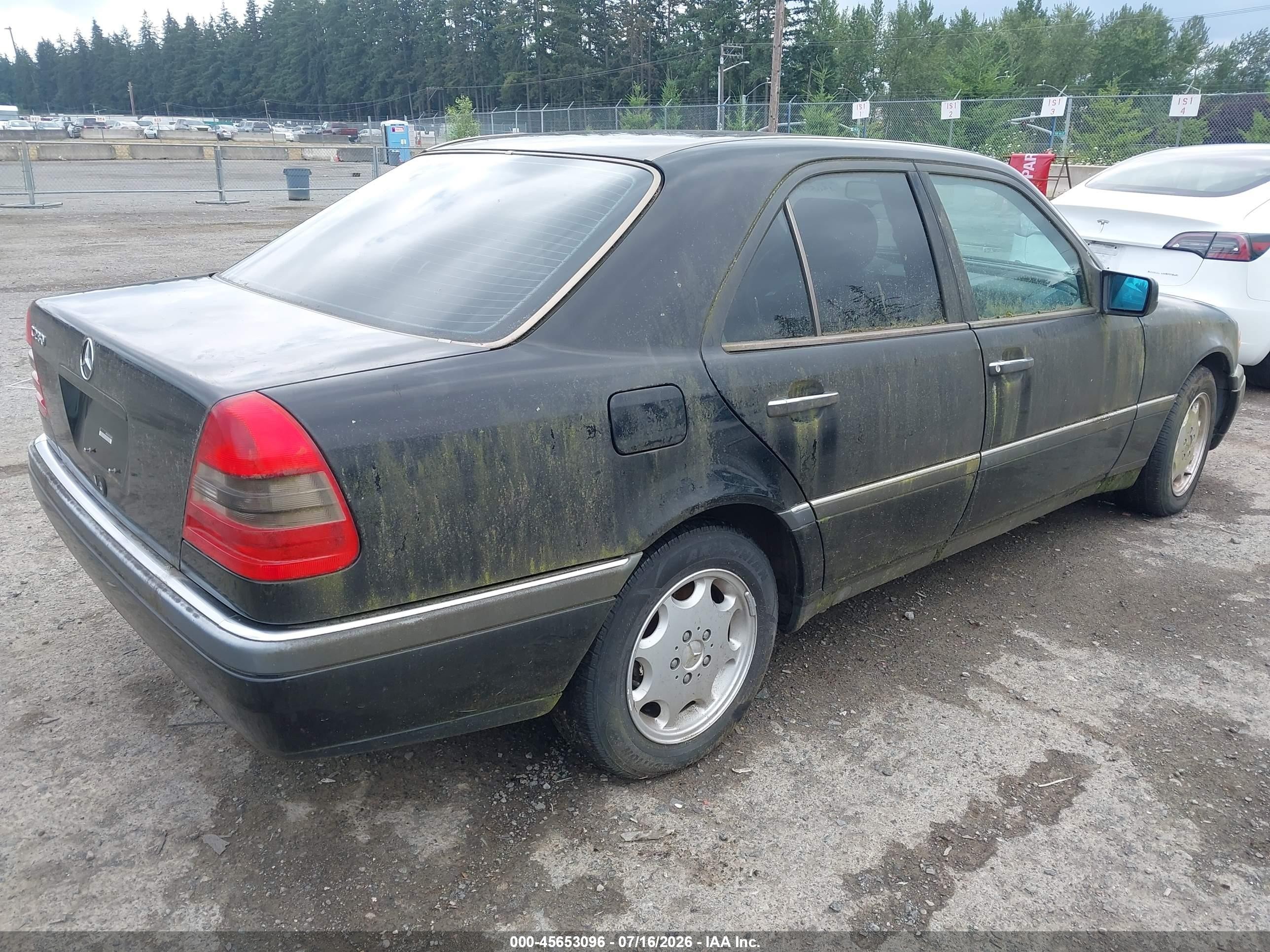 1997 Mercedes-benz C 280   Black vin: WDBHA28E2VF503883