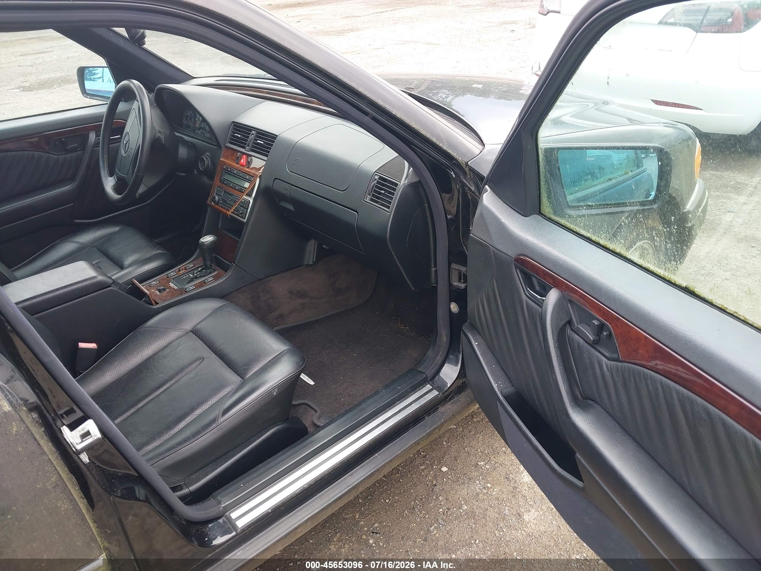 1997 Mercedes-benz C 280   Black vin: WDBHA28E2VF503883
