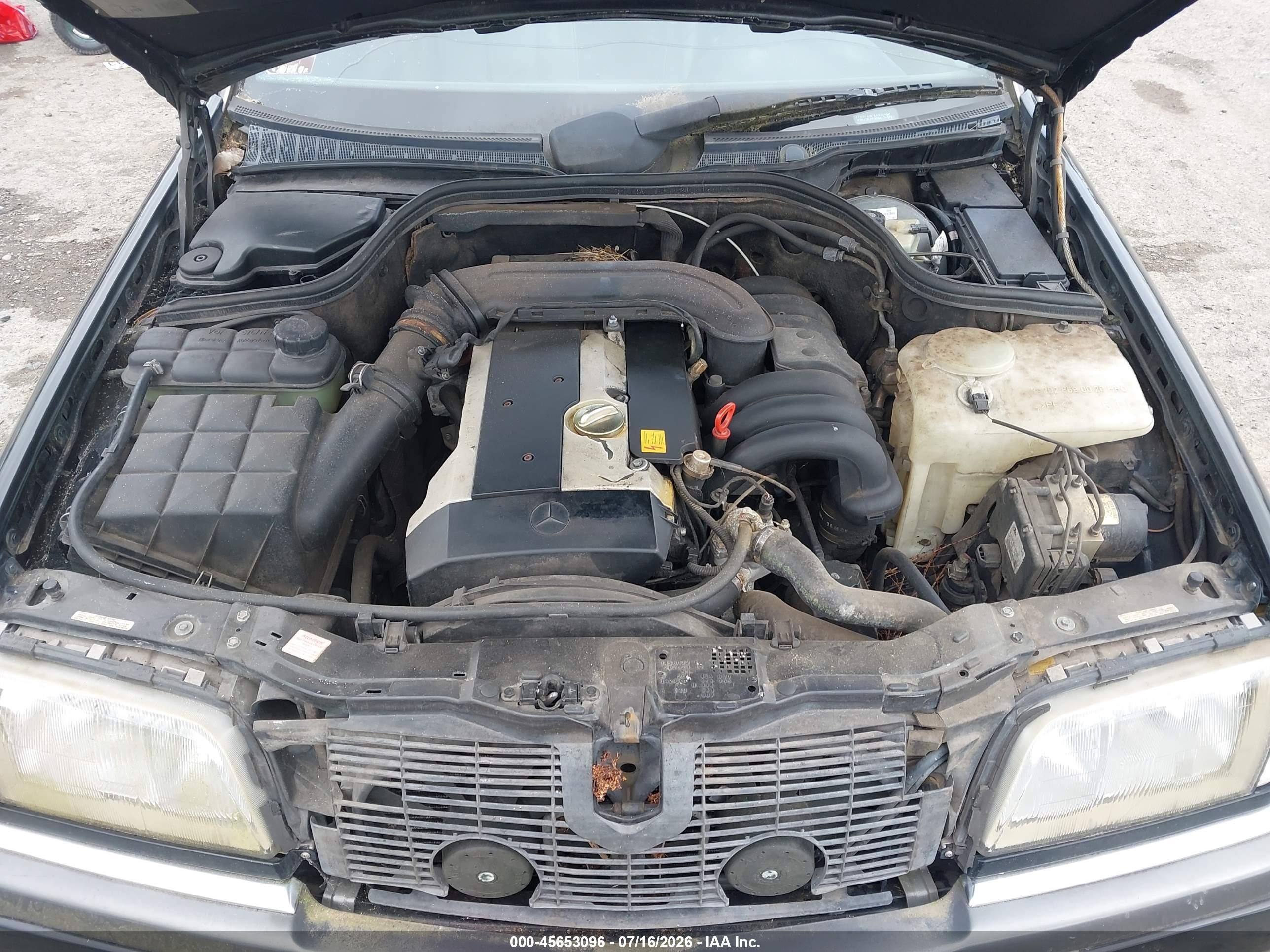 1997 Mercedes-benz C 280   Black vin: WDBHA28E2VF503883