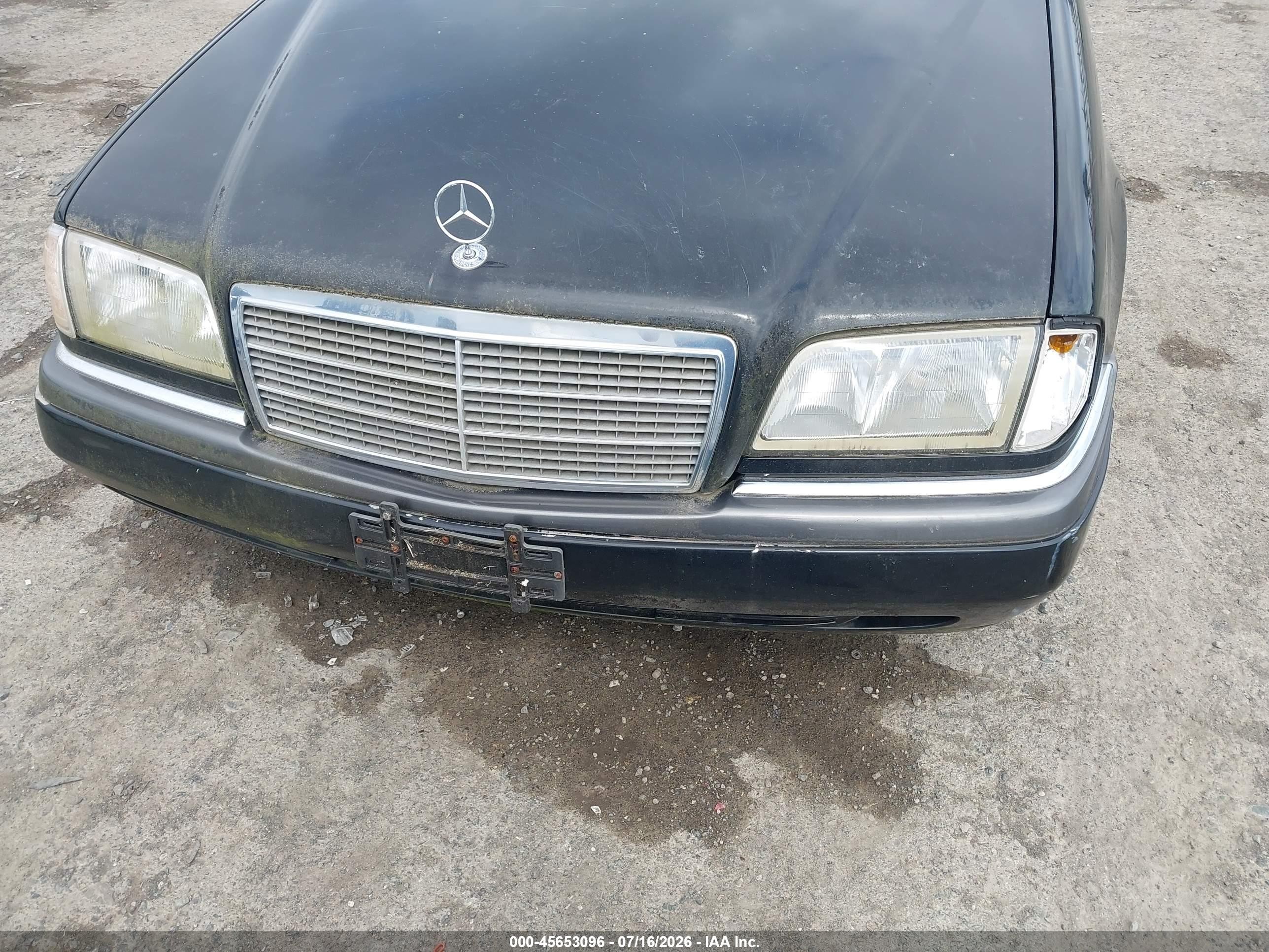 1997 Mercedes-benz C 280   Black vin: WDBHA28E2VF503883