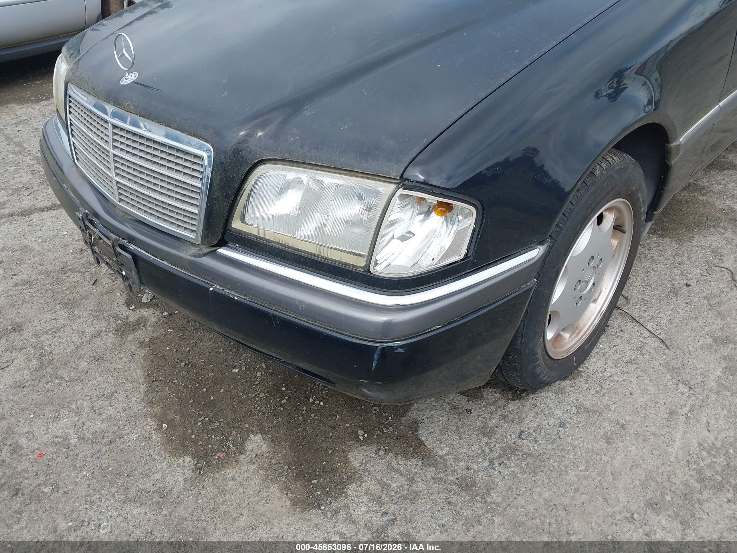 1997 Mercedes-benz C 280   Black vin: WDBHA28E2VF503883