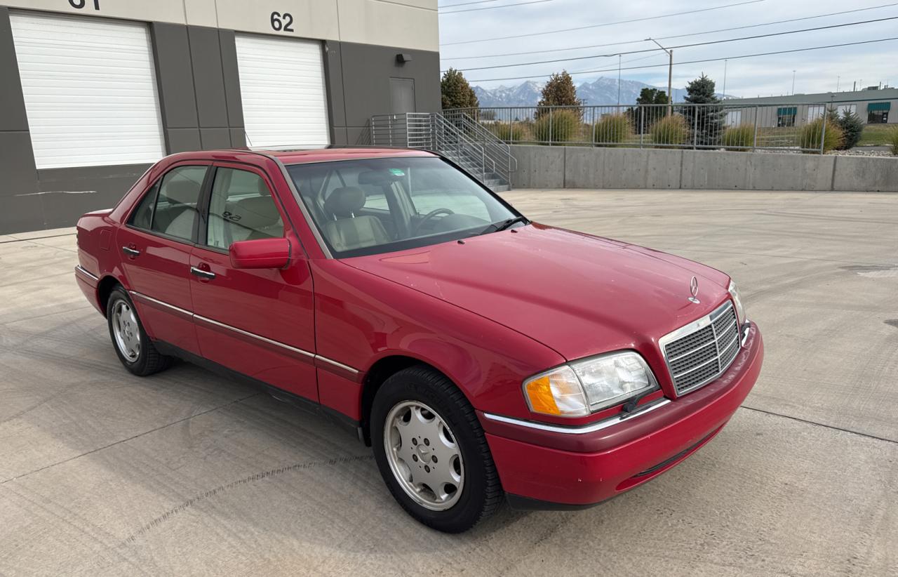 1997 Mercedes-benz C 280 Red vin: WDBHA28E2VF544238