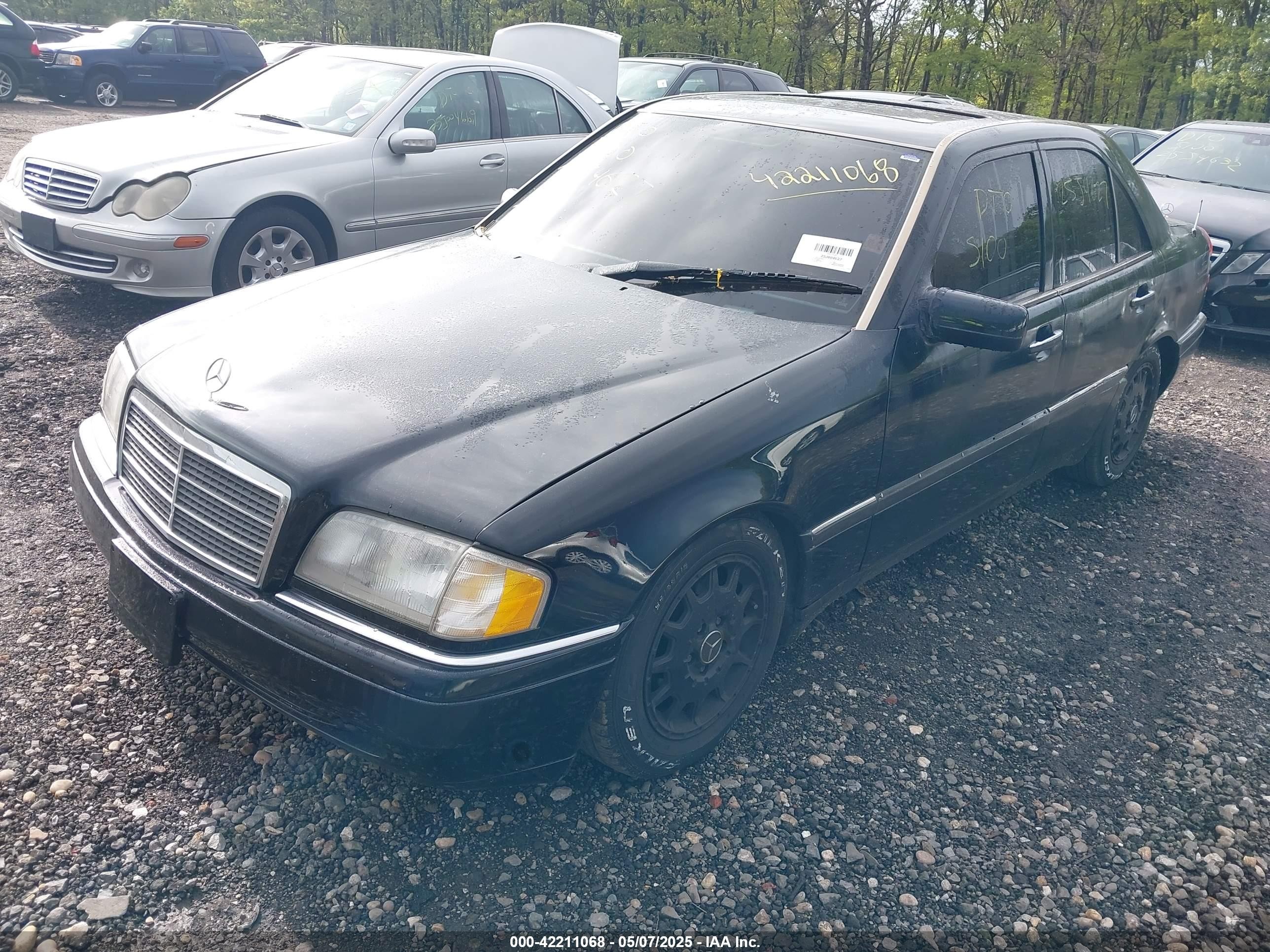 1994 Mercedes-benz C 280 Black vin: WDBHA28E3RF037547