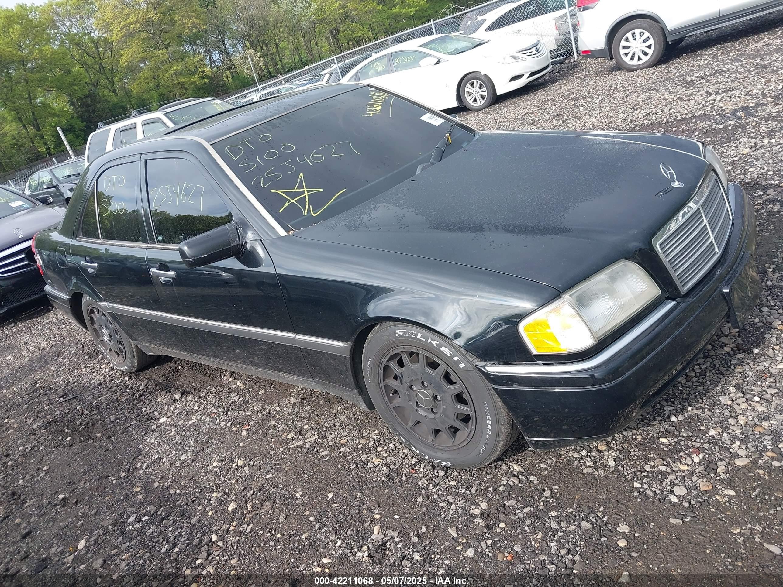 1994 Mercedes-benz C 280 Black vin: WDBHA28E3RF037547