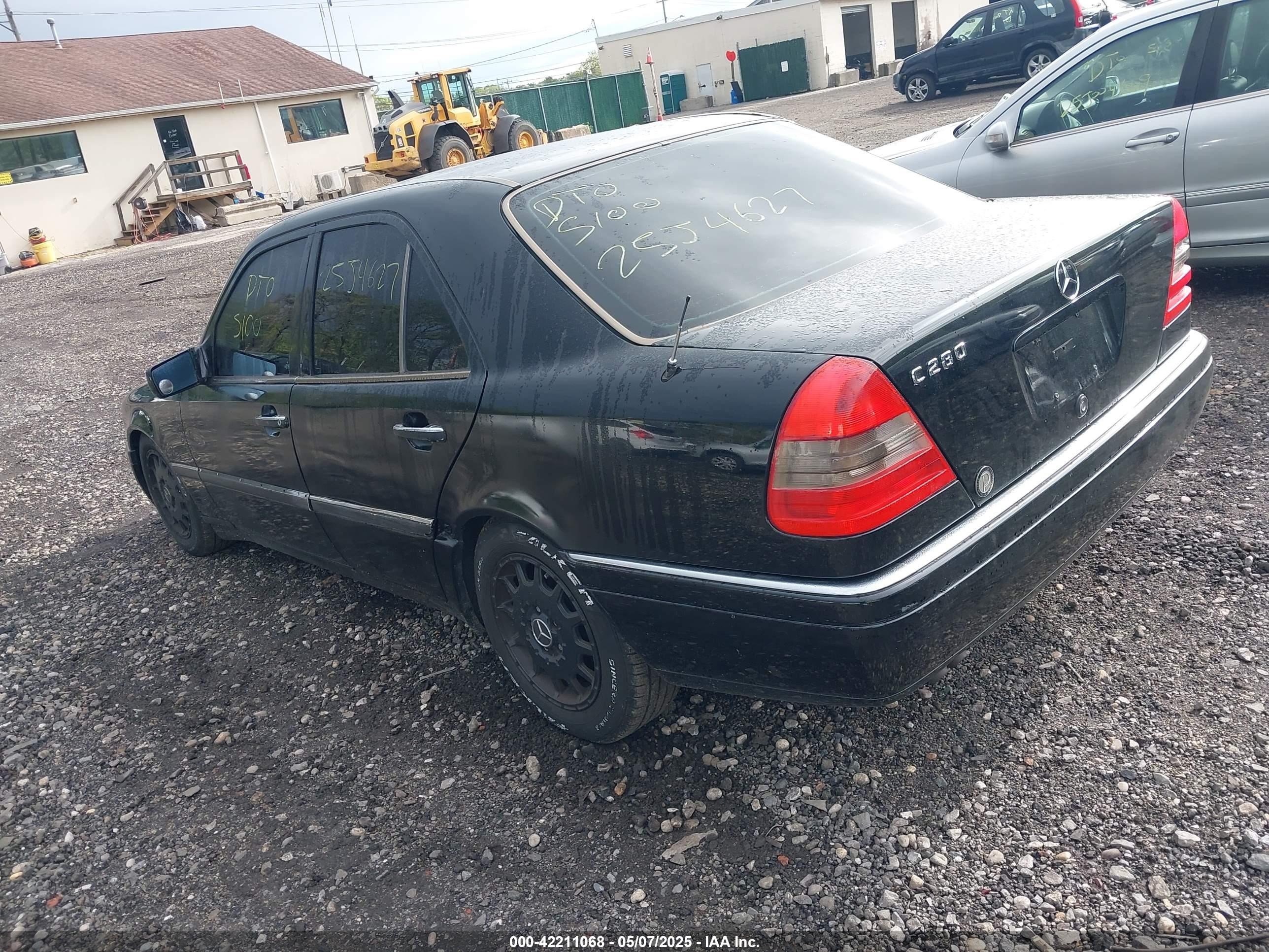 1994 Mercedes-benz C 280 Black vin: WDBHA28E3RF037547