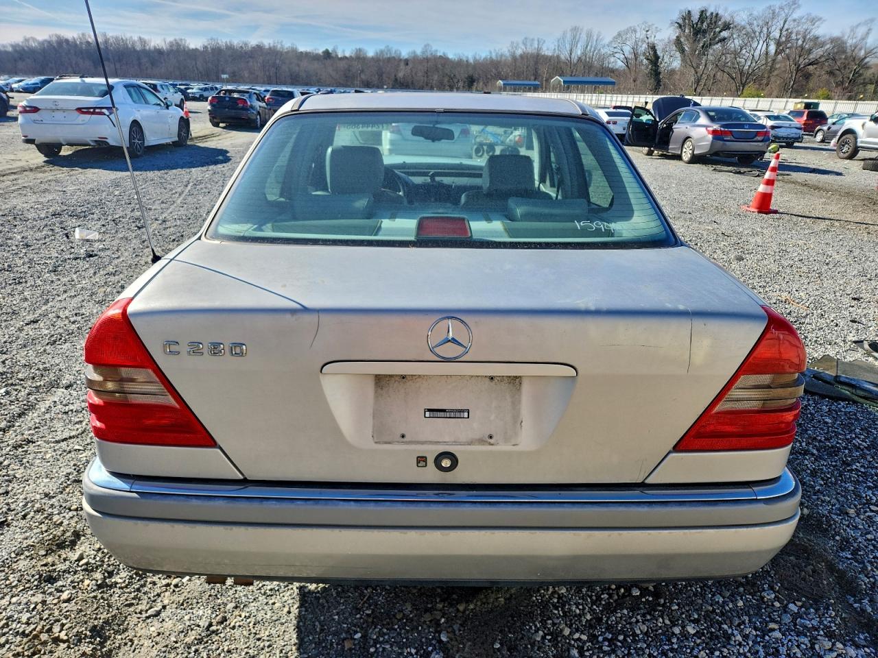 1997 Mercedes-benz C 280 Silver vin: WDBHA28E3VF475124