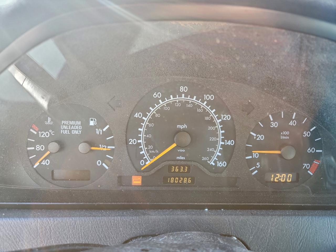 1997 Mercedes-benz C 280 Silver vin: WDBHA28E3VF475124