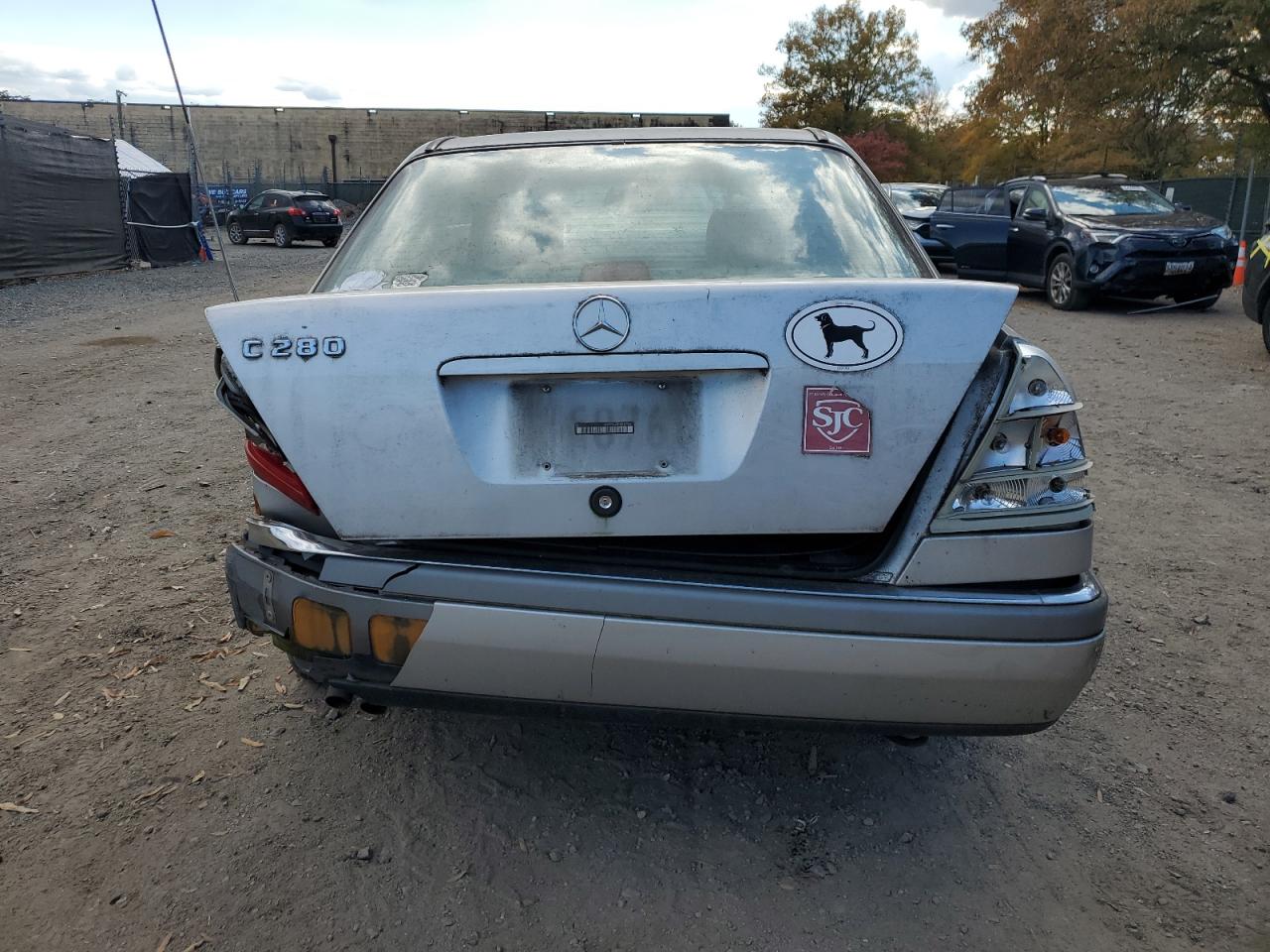 1994 Mercedes-benz C 280 Silver vin: WDBHA28E4RF011667