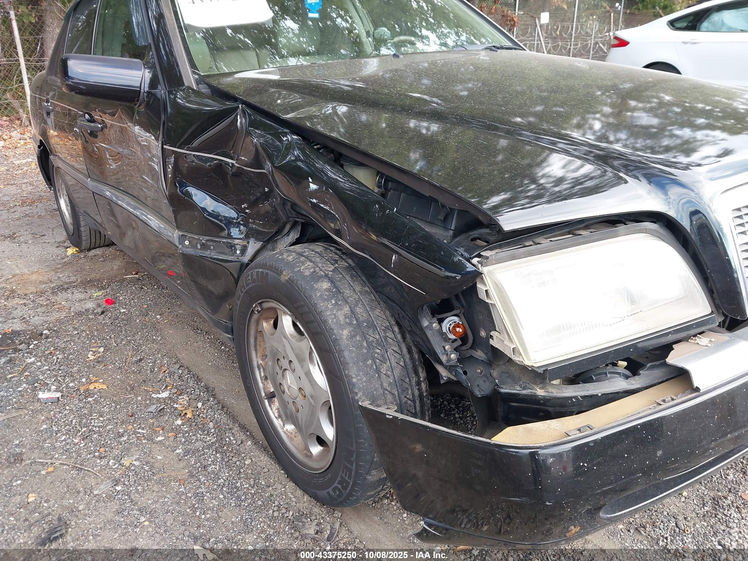 1996 Mercedes-benz C 280 Black vin: WDBHA28E4TF380228