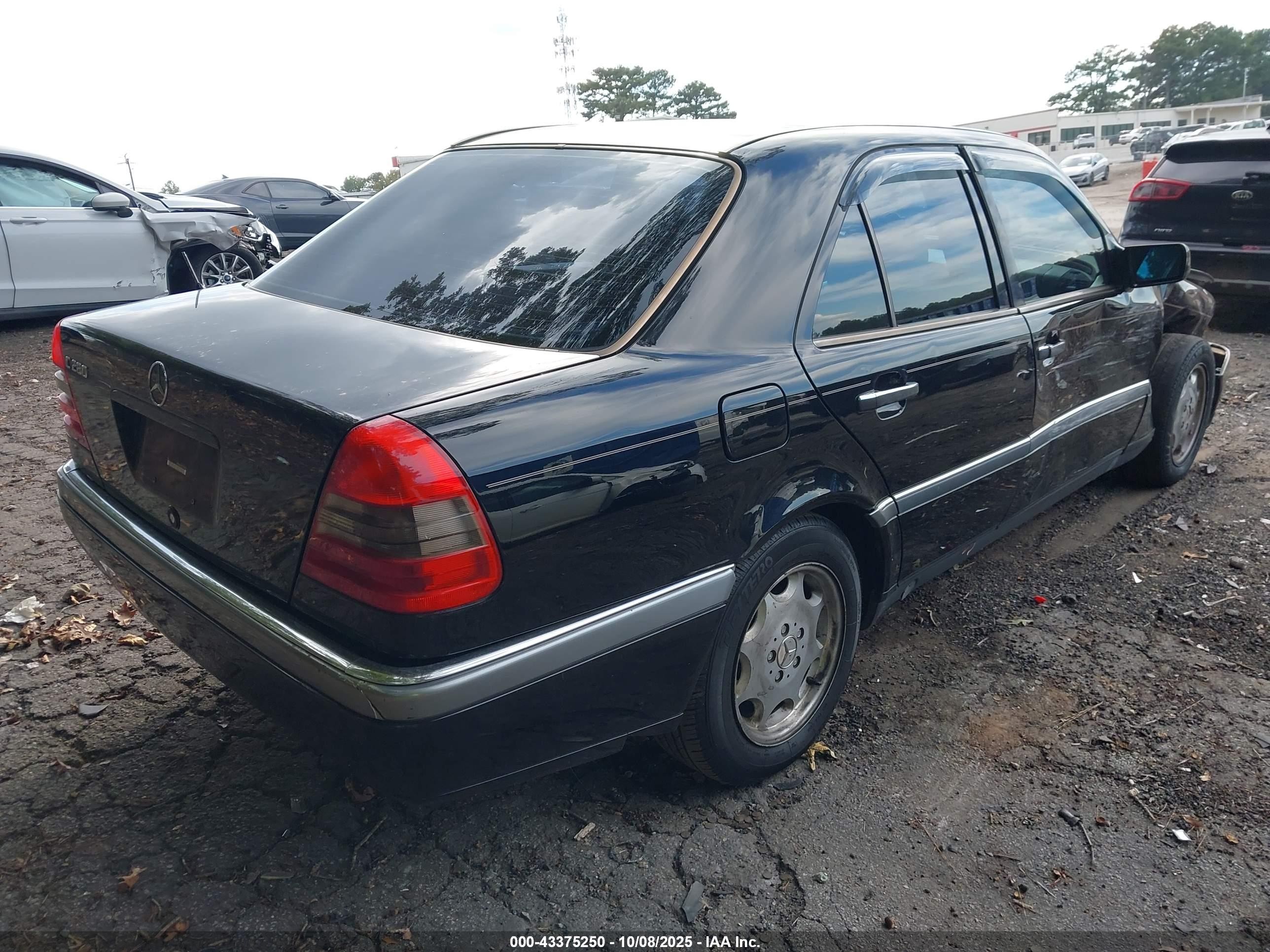 1996 Mercedes-benz C 280 Black vin: WDBHA28E4TF380228