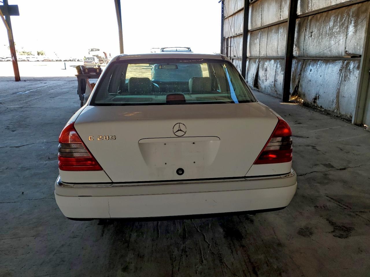 1994 Mercedes-benz C 280 White vin: WDBHA28E6RF098536