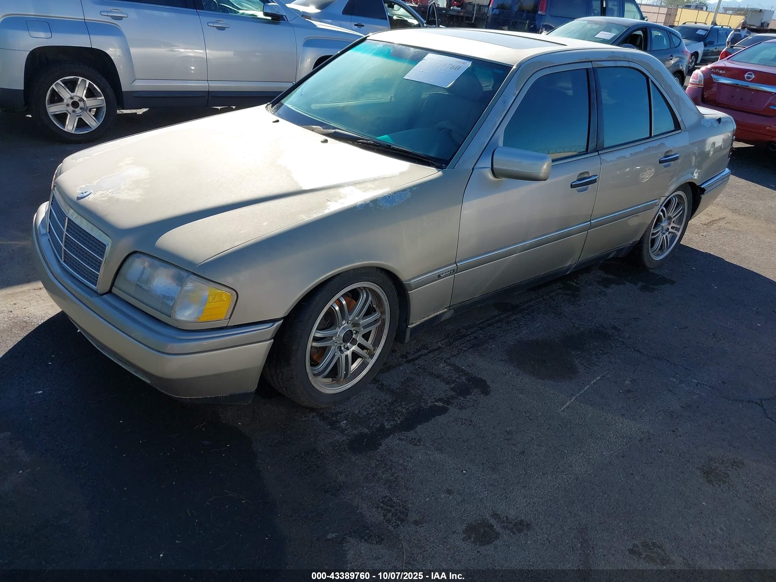 1996 Mercedes-benz C 280 Gold vin: WDBHA28E6TF411320