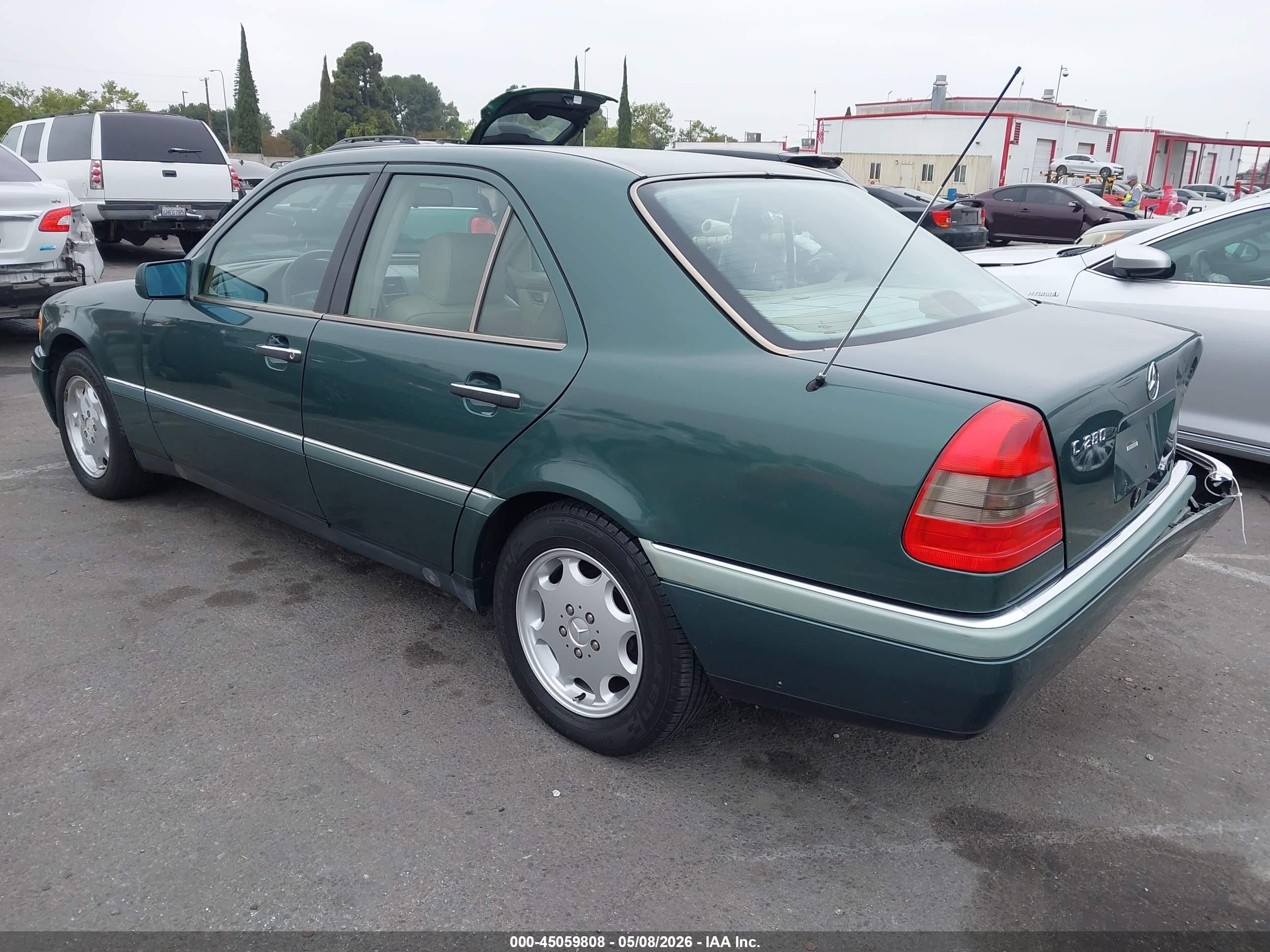1994 Mercedes-benz C 280 Green vin: WDBHA28E7RF092132
