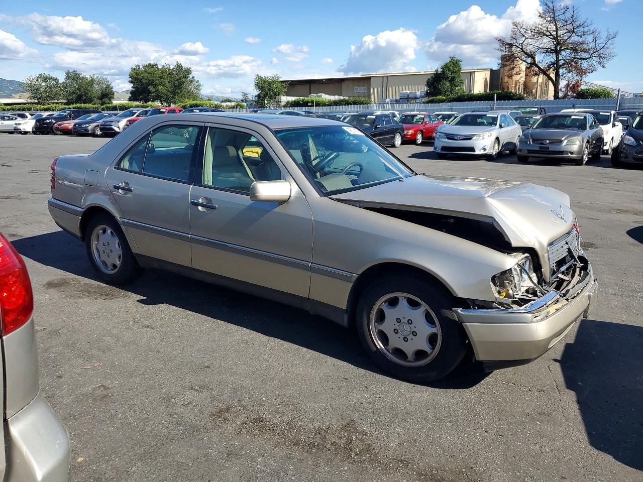 1996 Mercedes-benz C 280 Cream vin: WDBHA28E7TF333825