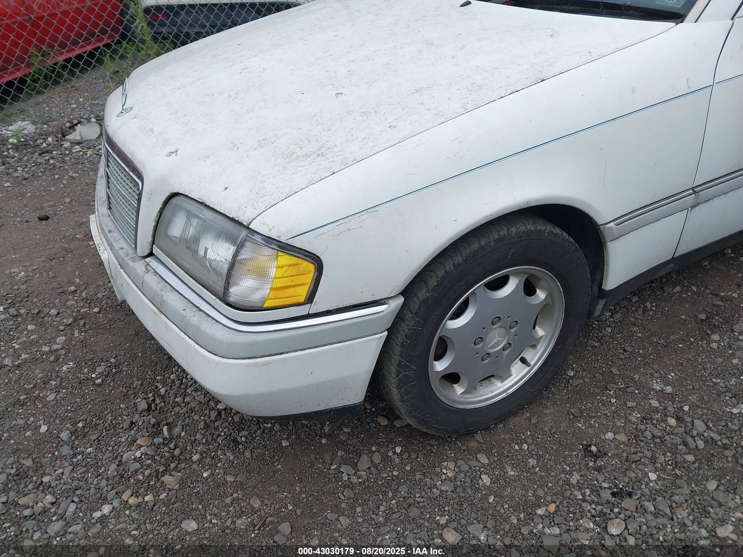 1994 Mercedes-benz C 280 White vin: WDBHA28E8RF014782