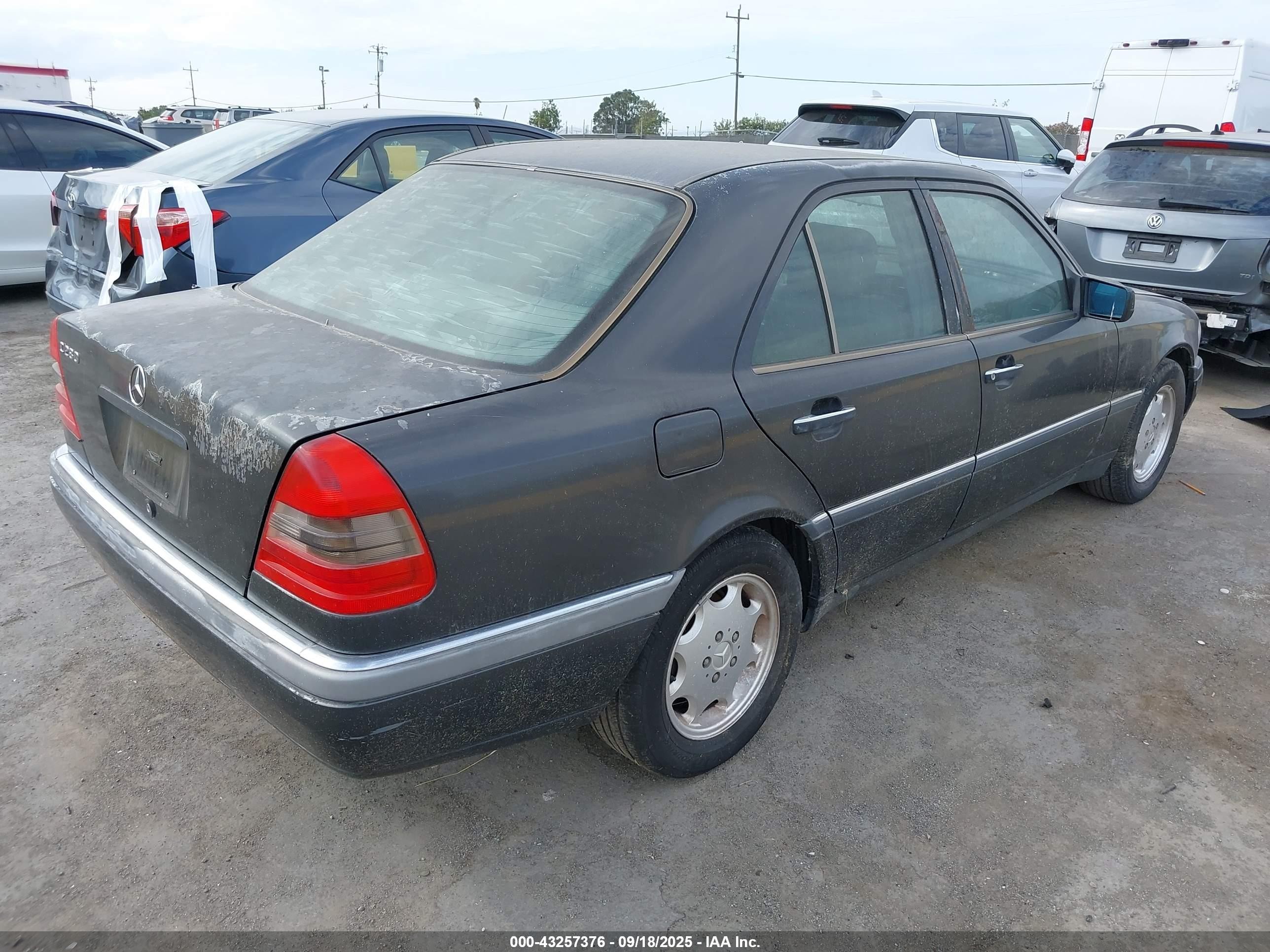1994 Mercedes-benz C 280 Gray vin: WDBHA28E8RF026270