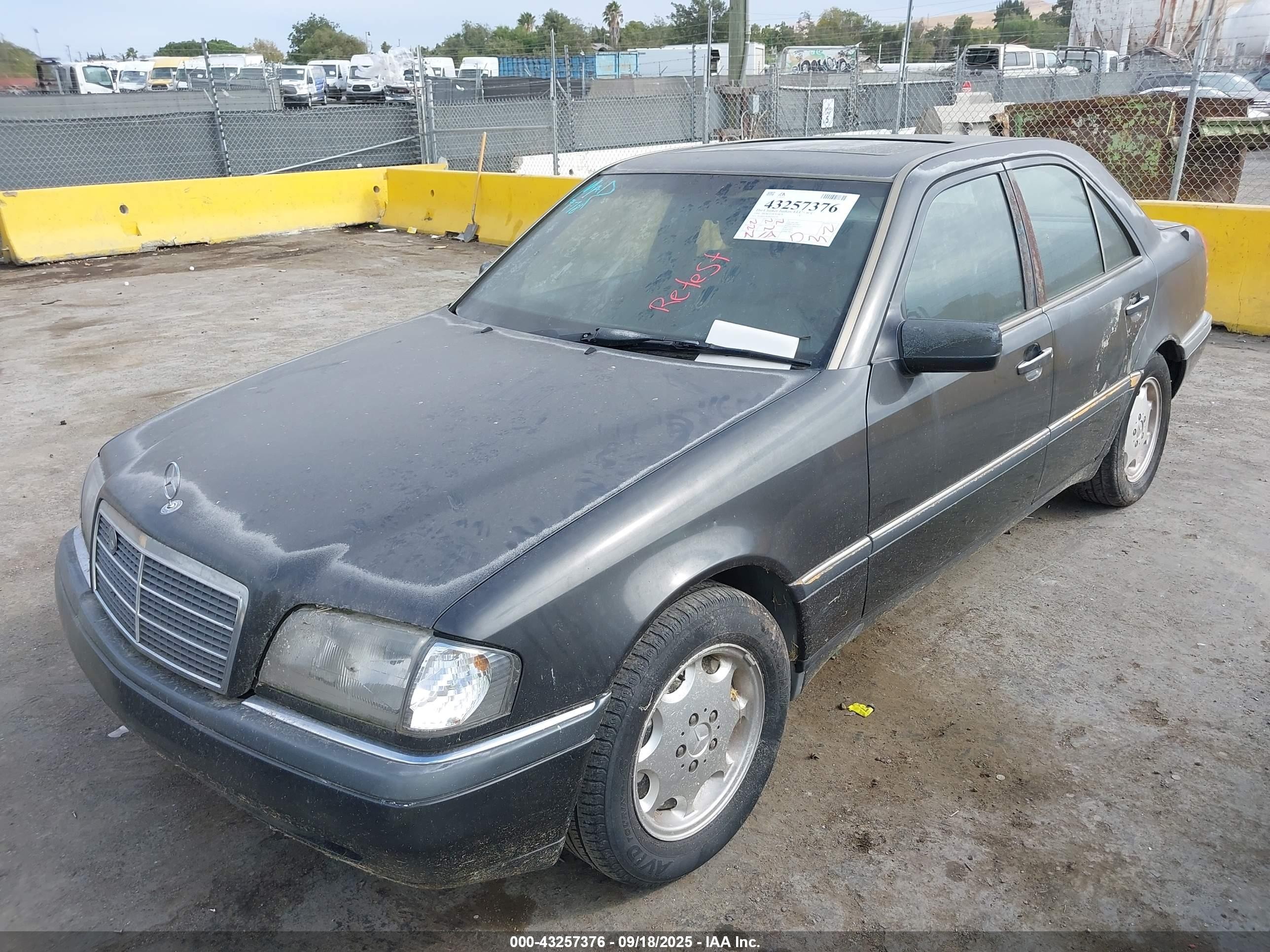 1994 Mercedes-benz C 280 Gray vin: WDBHA28E8RF026270
