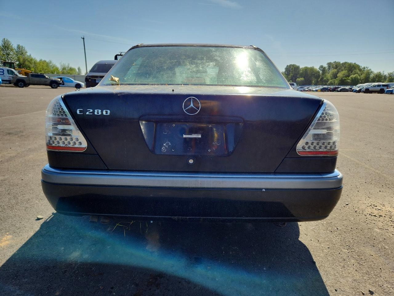 1995 Mercedes-benz C 280 Black vin: WDBHA28E8SF256722