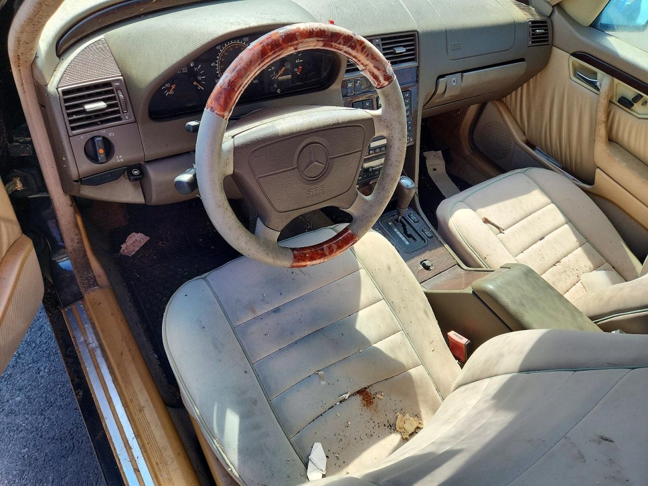 1995 Mercedes-benz C 280 Black vin: WDBHA28E8SF256722