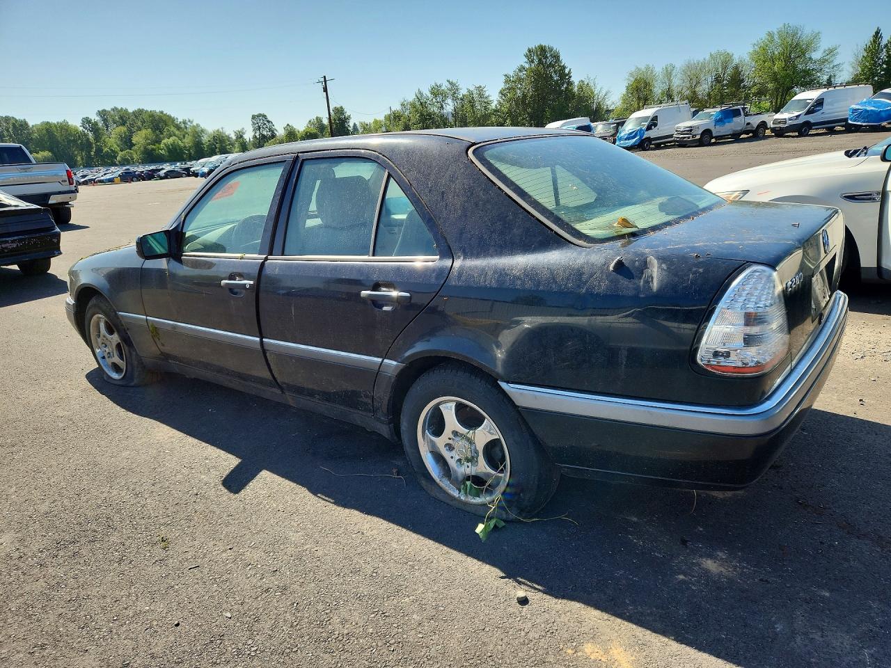 1995 Mercedes-benz C 280 Black vin: WDBHA28E8SF256722