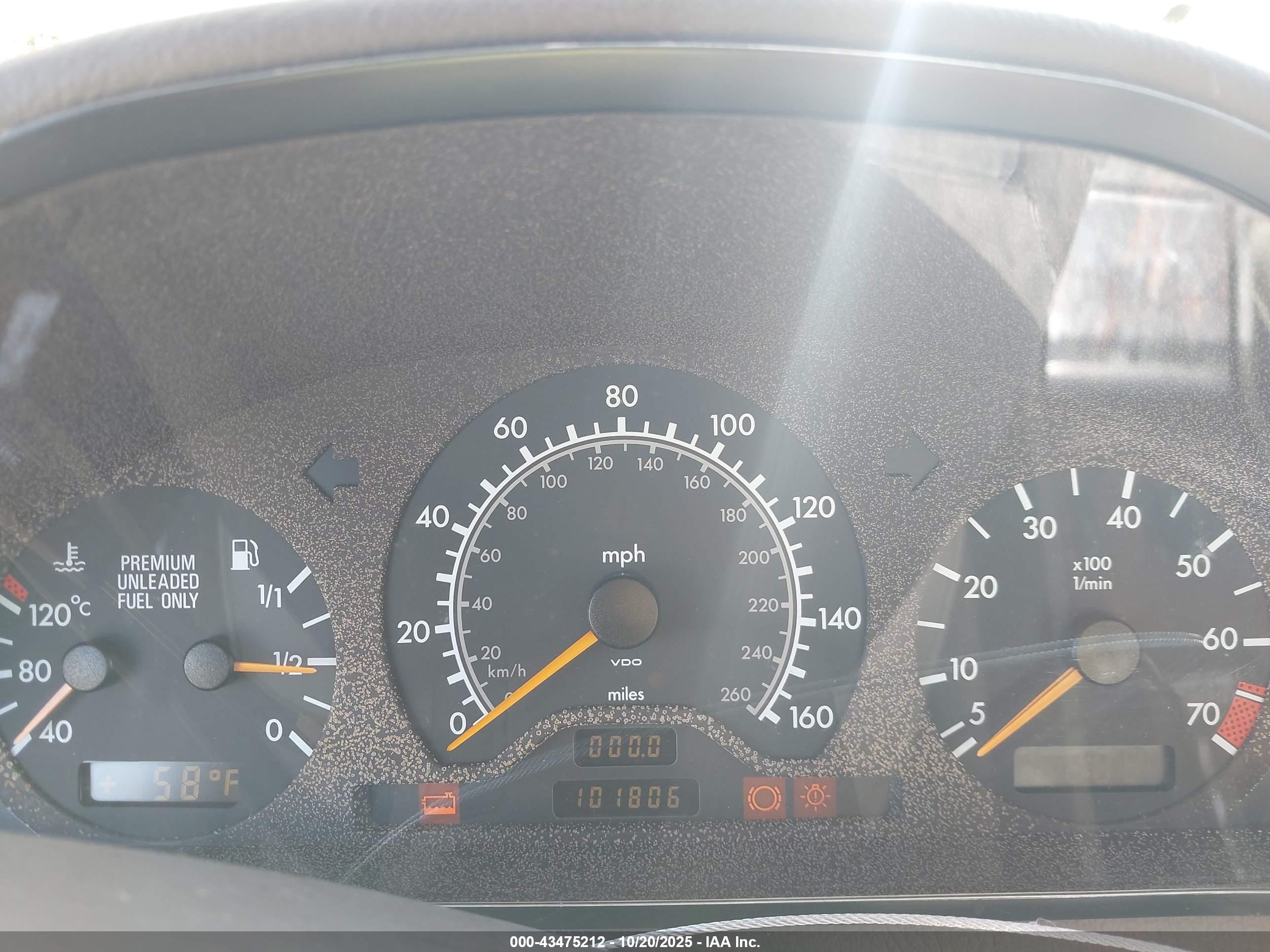 1996 Mercedes-benz C 280 Gold vin: WDBHA28E9TF311776