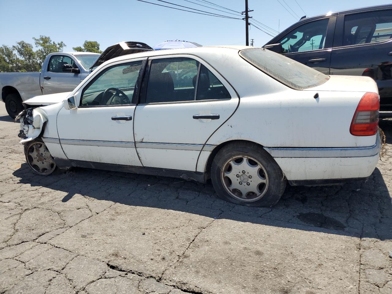 1994 Mercedes-benz C 280 White vin: WDBHA28EXRF057620