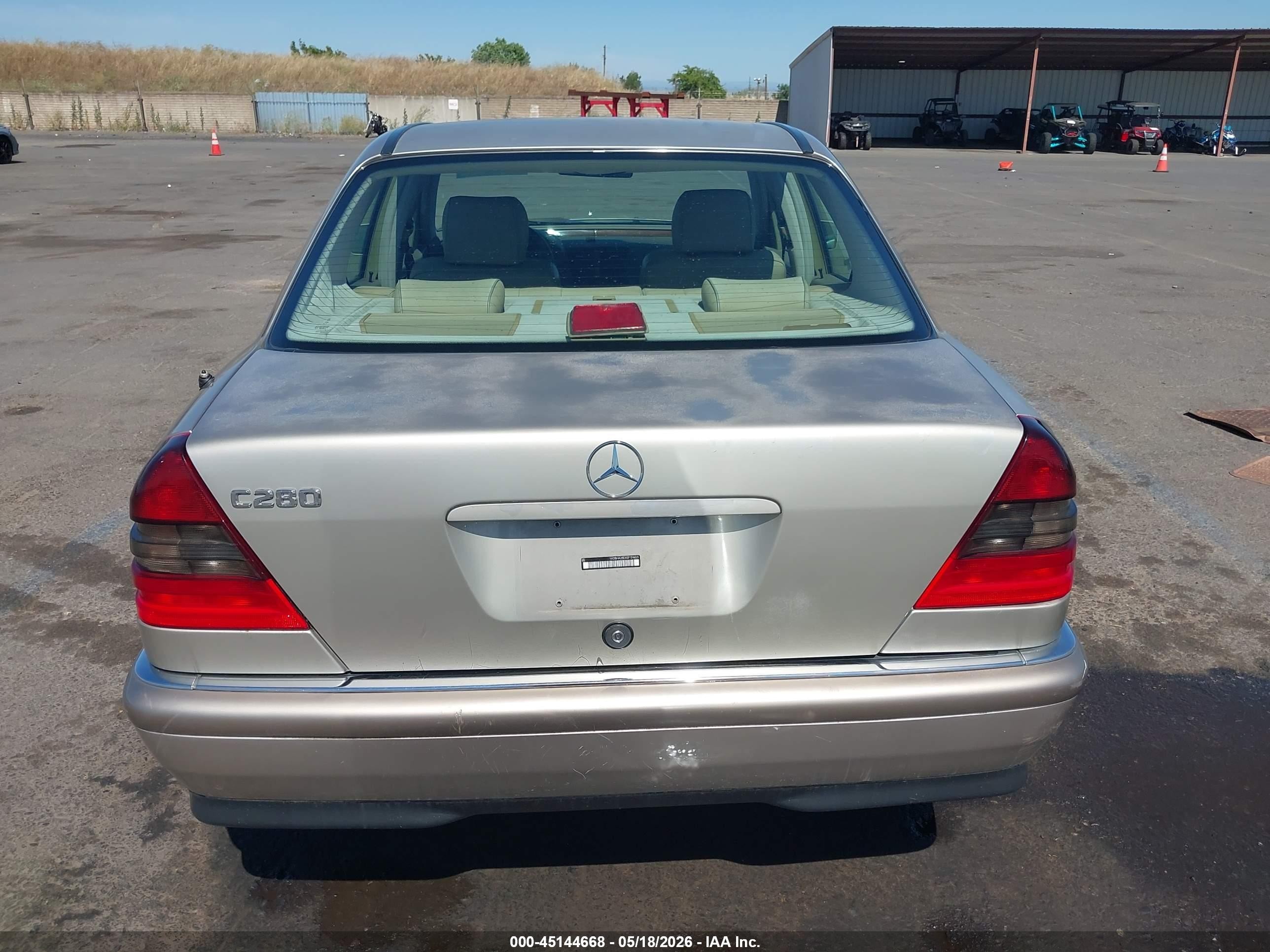 1995 Mercedes-benz C 280 Gold vin: WDBHA28EXSF174653