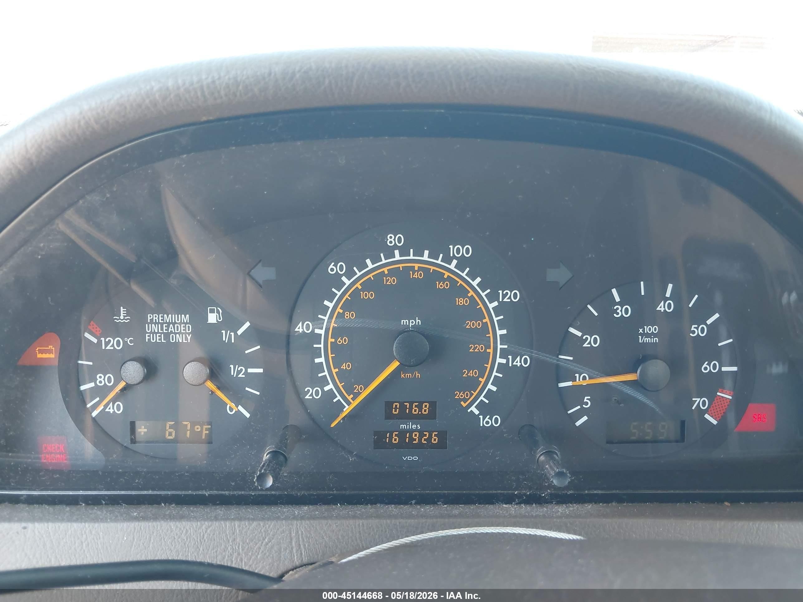 1995 Mercedes-benz C 280 Gold vin: WDBHA28EXSF174653