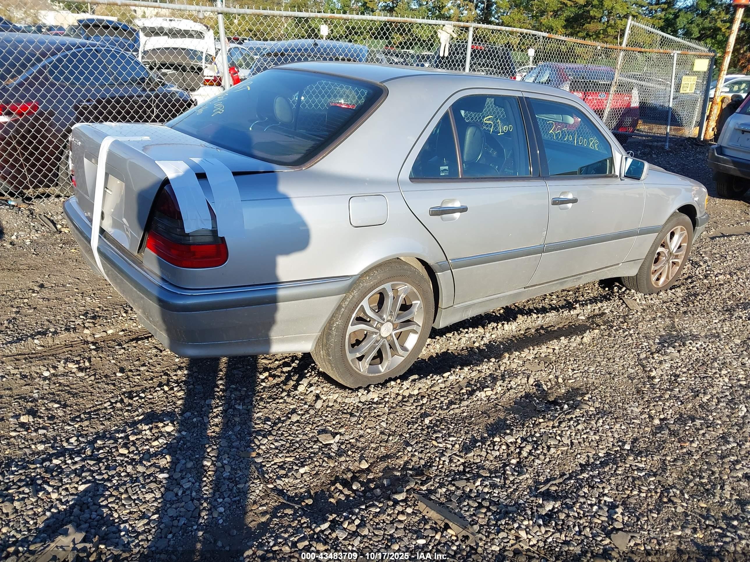 1998 Mercedes-benz C 280   Серый vin: WDBHA29G0WA626080