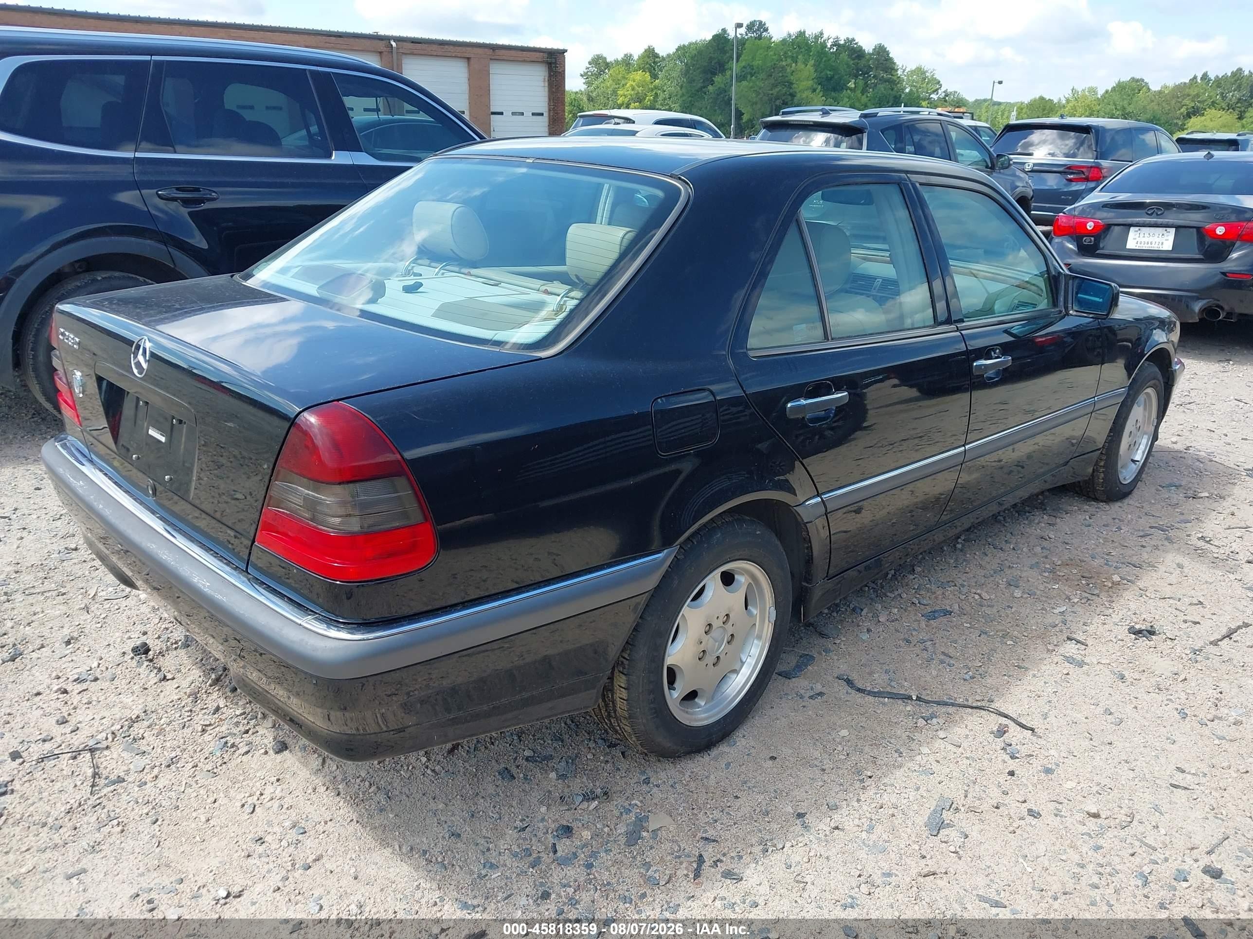 1999 Mercedes-benz C 280   Black vin: WDBHA29G0XA801333