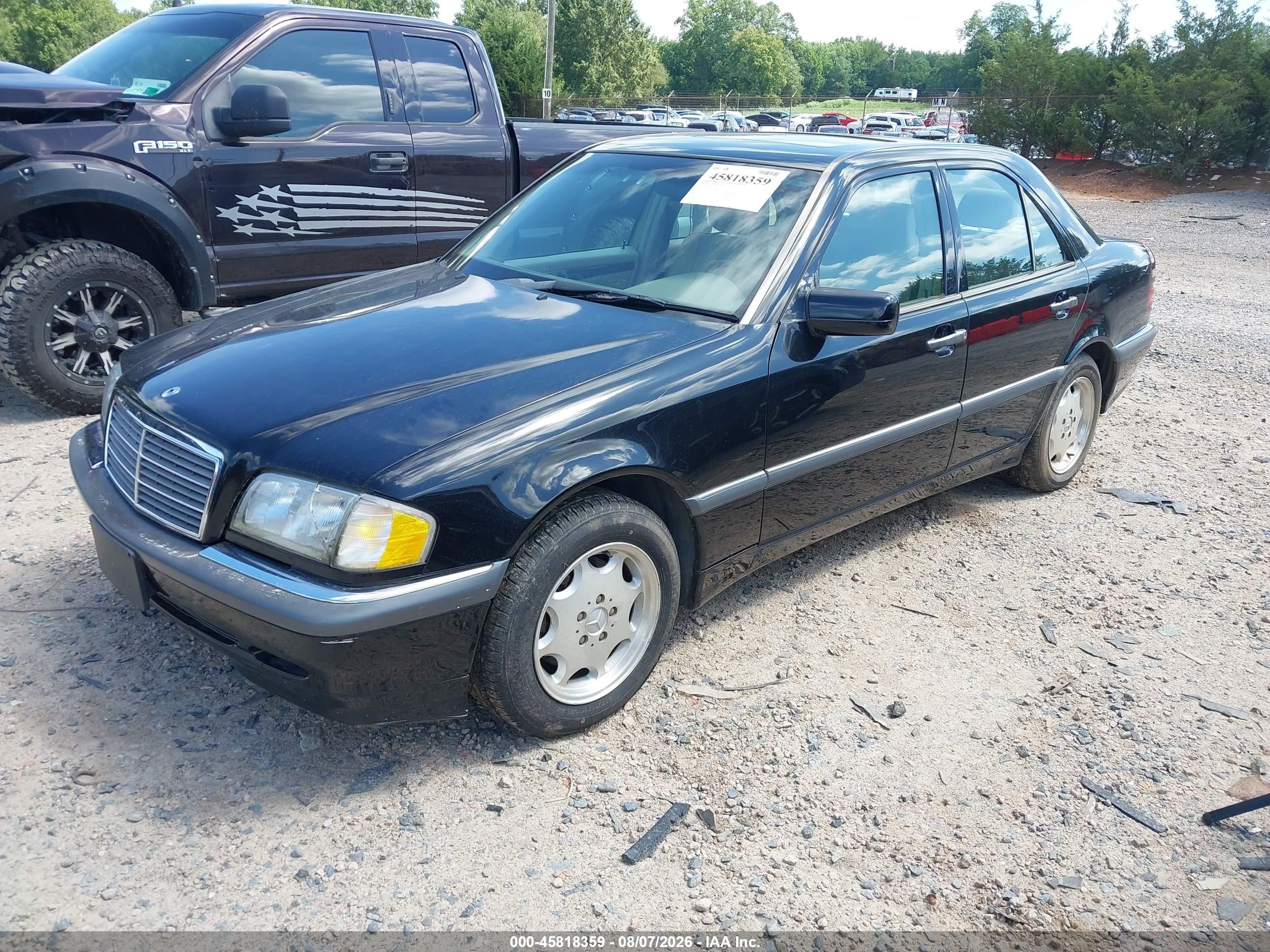 1999 Mercedes-benz C 280   Black vin: WDBHA29G0XA801333