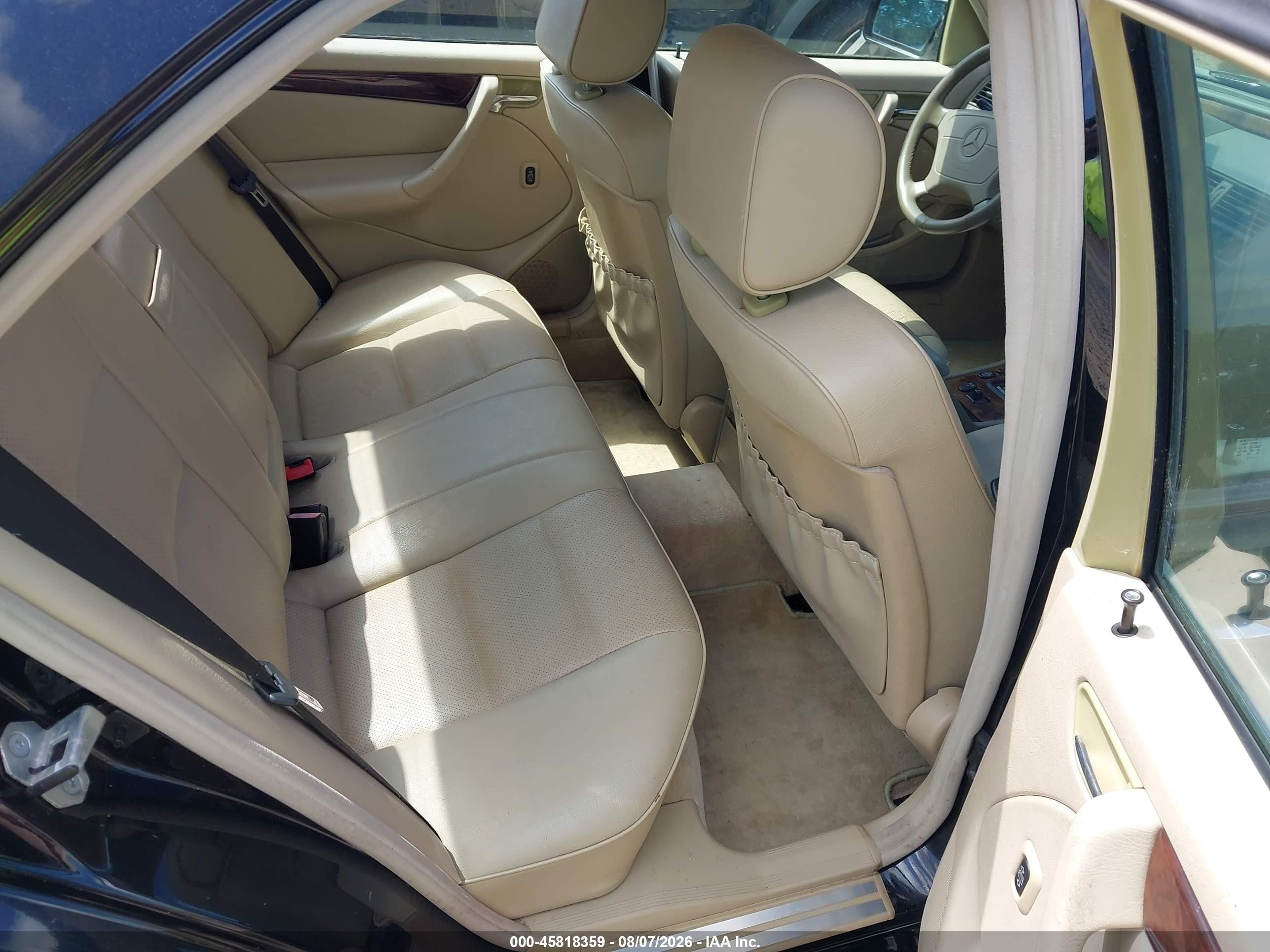 1999 Mercedes-benz C 280   Black vin: WDBHA29G0XA801333