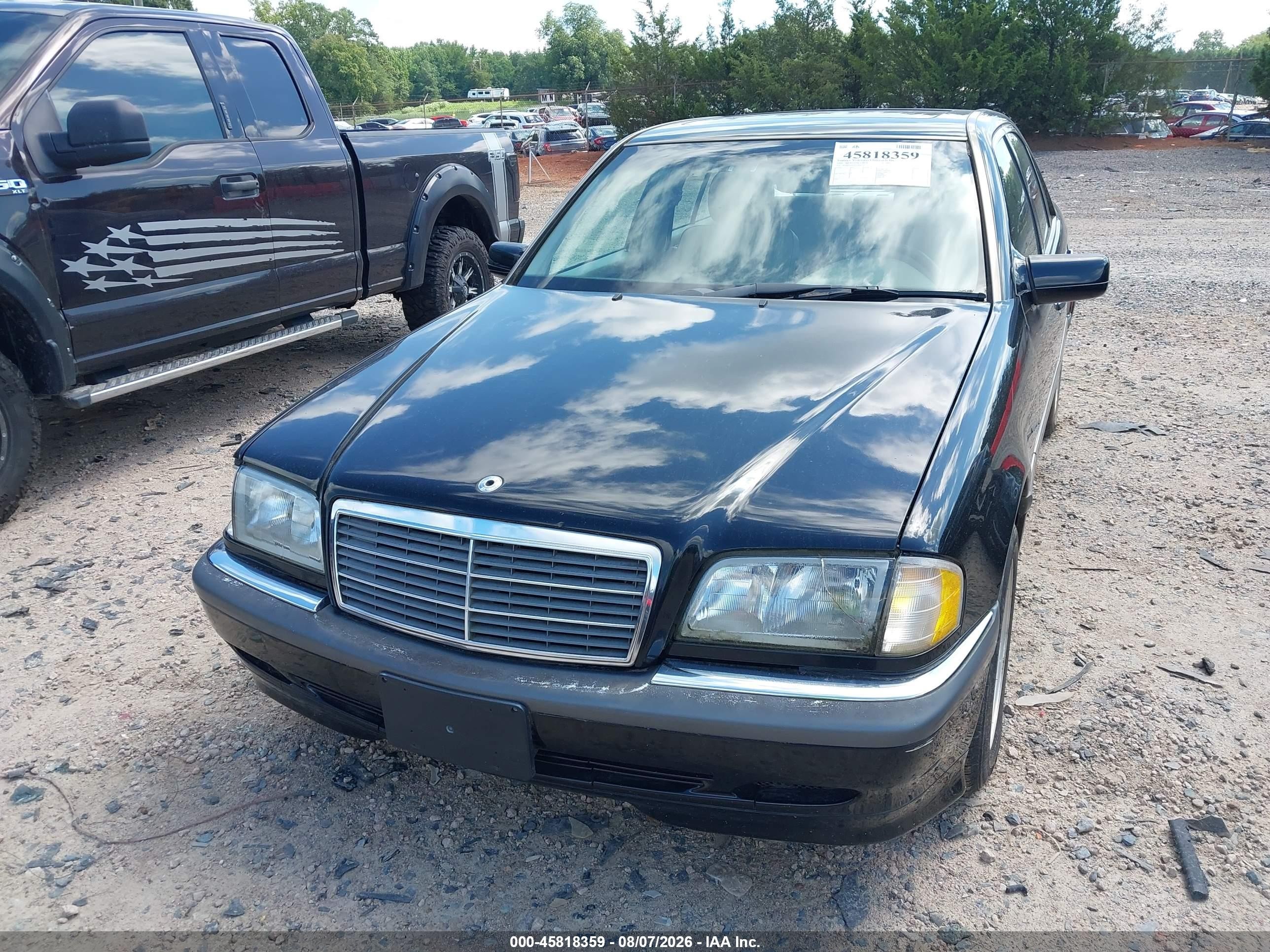 1999 Mercedes-benz C 280   Black vin: WDBHA29G0XA801333