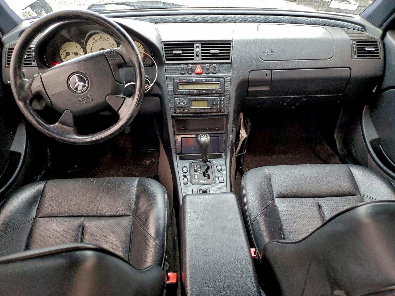 1999 Mercedes-benz C 280 Black vin: WDBHA29G1XA658859